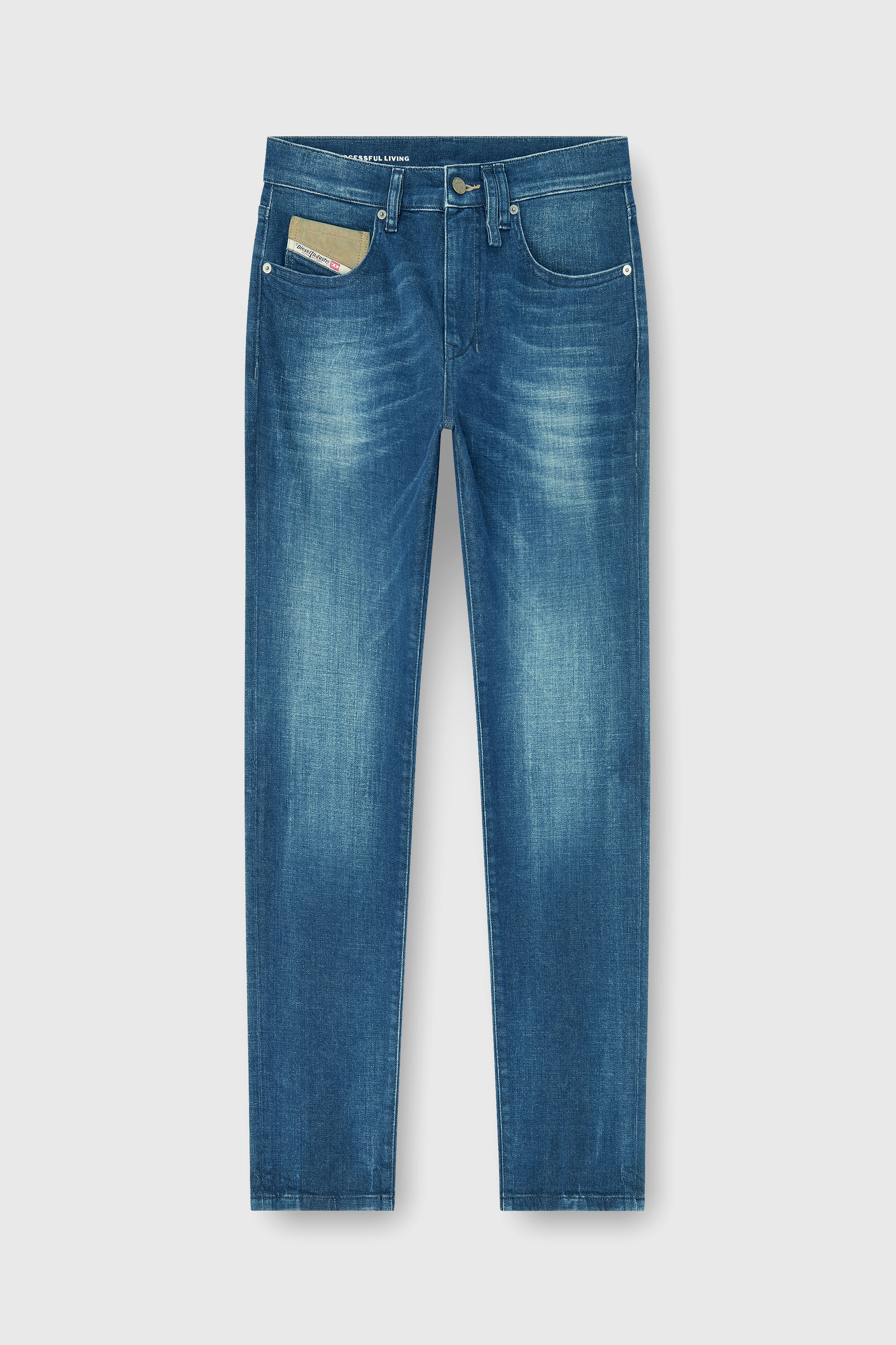 Diesel - Herren Slim Jeans 2019 D-Strukt 0PBBZ, Mittelblau - 6