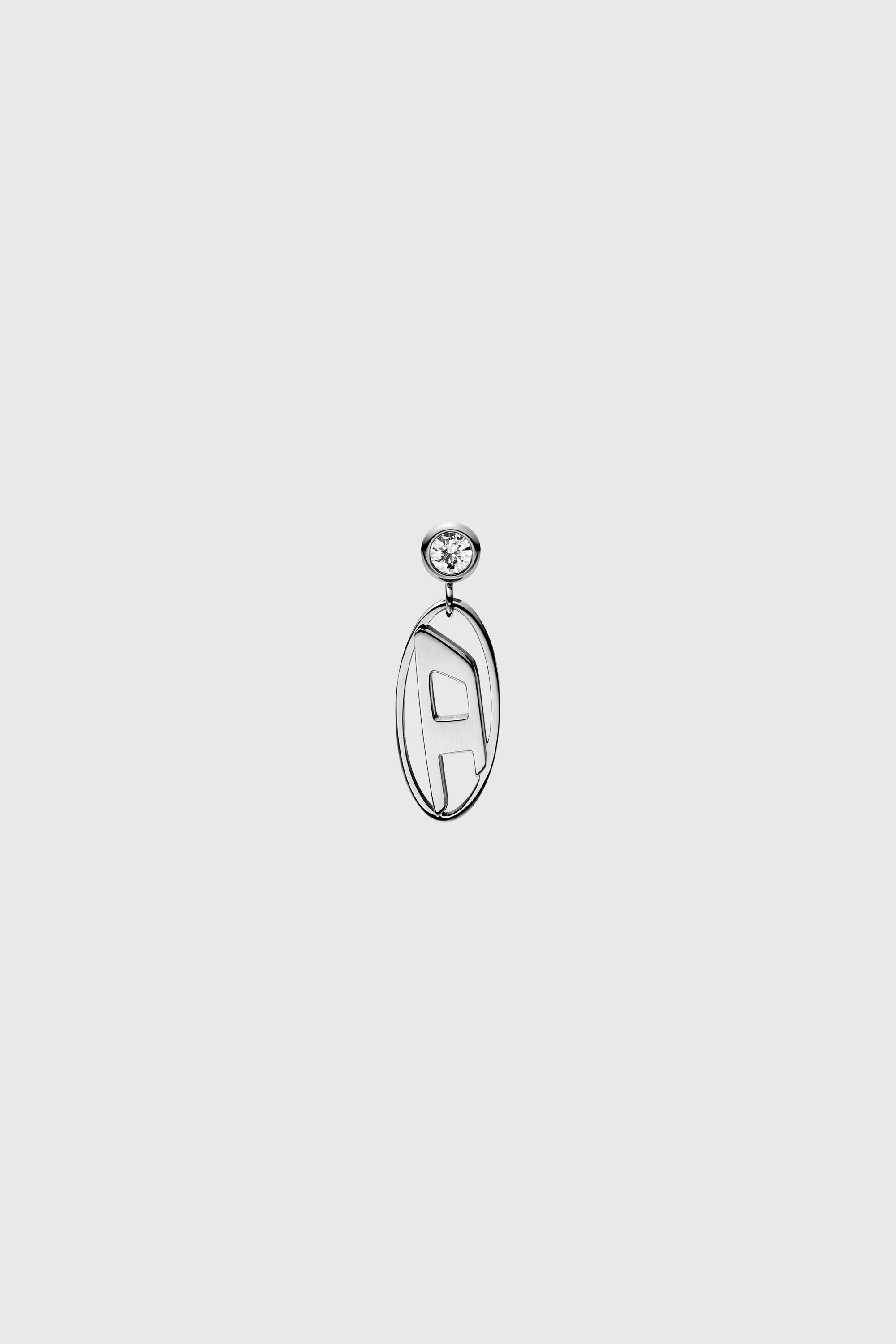 Diesel - DX1655040 JEWELLERY, Unisex Edelstahl-Tropfen-Ohrring in Silber - 1