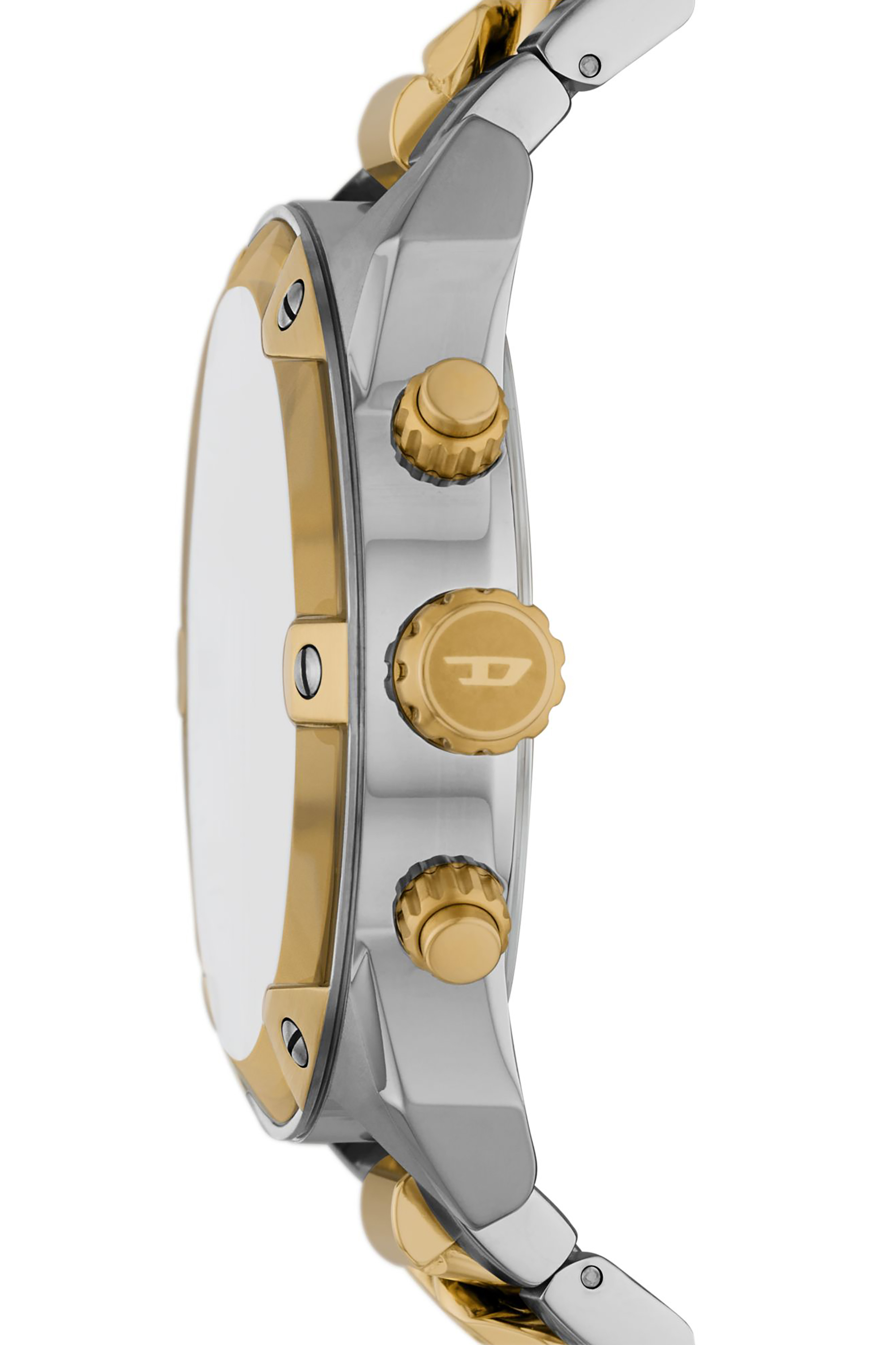 Diesel - DZ4629, Herren Spiked Chronograph Edelstahl in Silber - 3