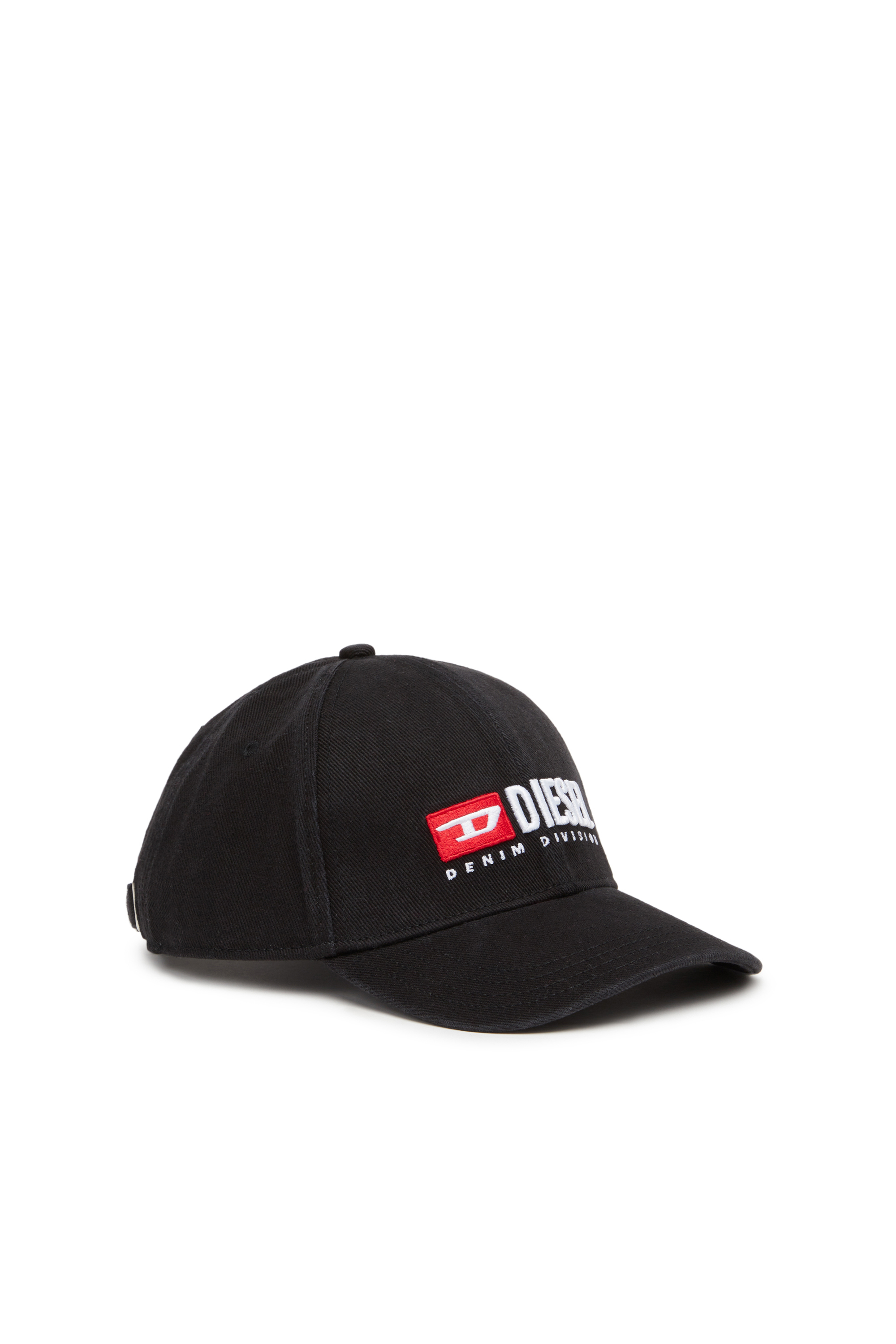 Diesel - CORRY-DIV-WASH, Herren Basecap mit Logostickerei in Schwarz - 1