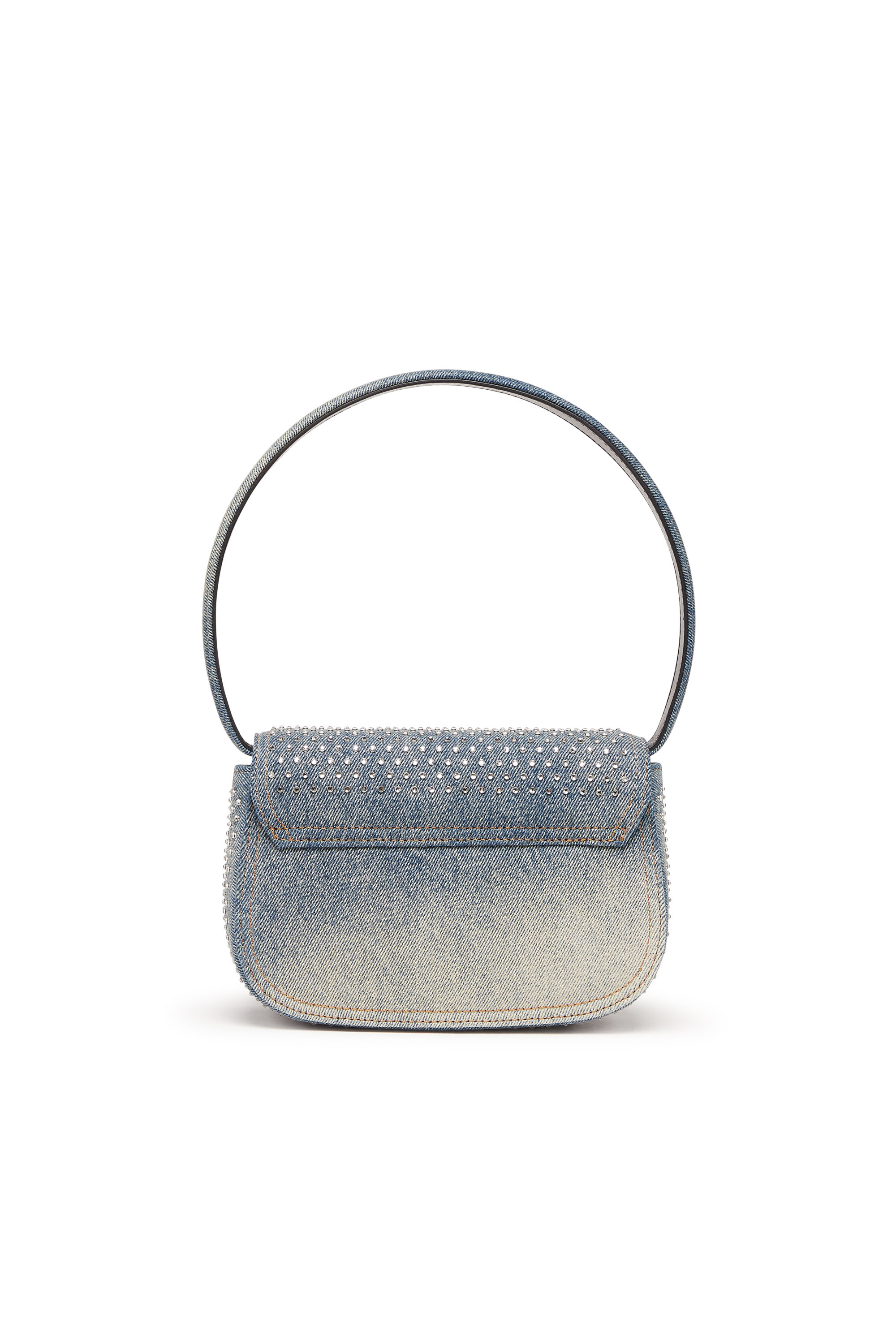 Diesel - 1DR, Damen 1DR - Ikonische Schultertasche aus Denim mit Strass in Hellblau - 3