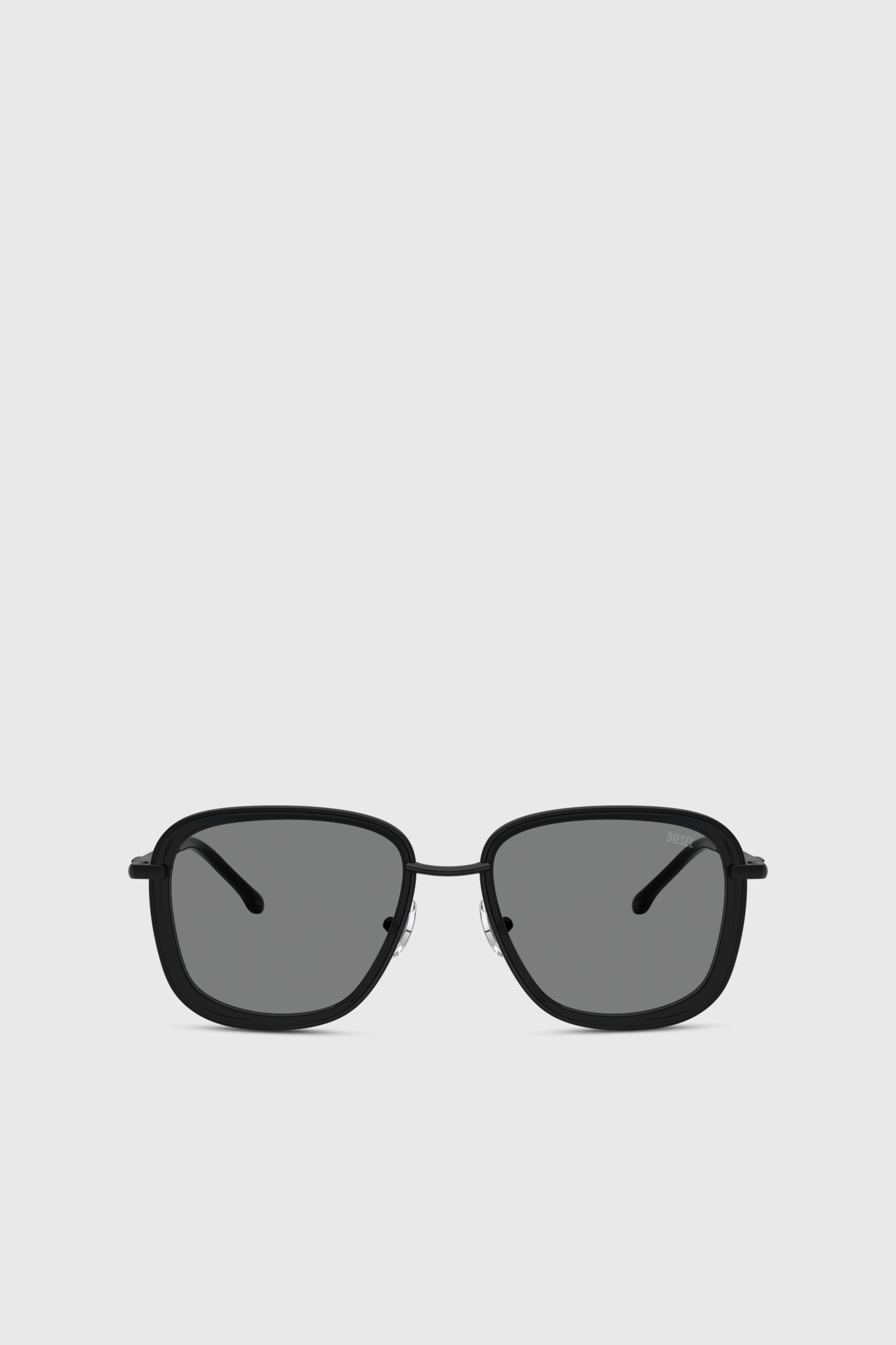 Diesel - 0DL1017, Unisex Quadratische Sonnenbrille in Schwarz - 1