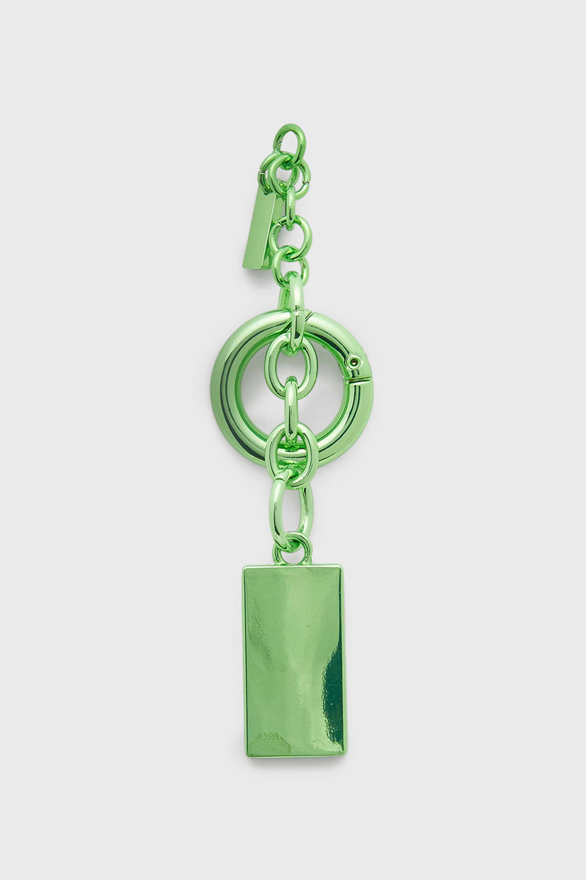 Diesel - CHARM-BISCOTTO, Damen Metallschl&uuml;sselanh&auml;nger mit logo Biscotto Charm in Gr&uuml;n - 2