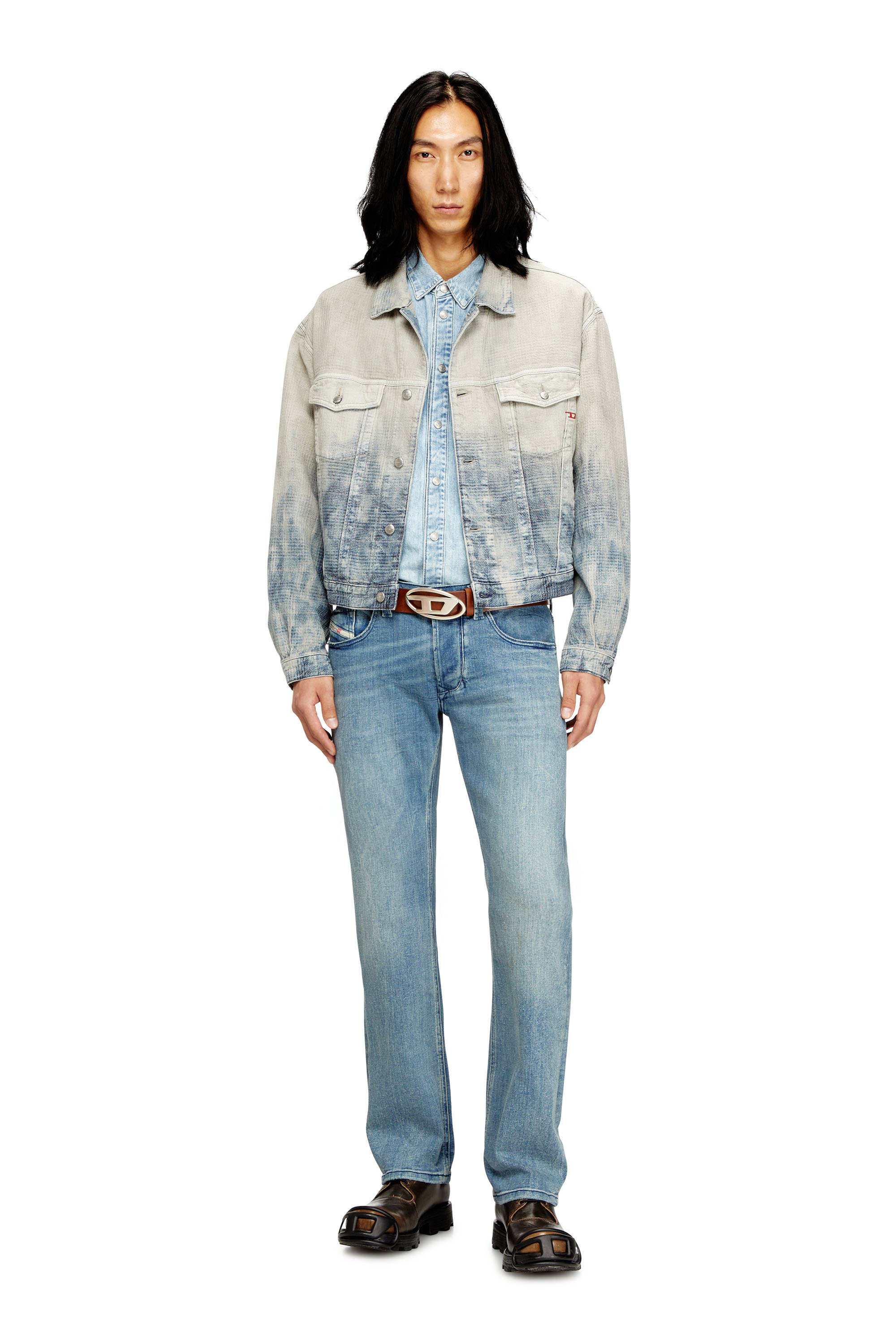 Diesel - Herren Regular Jeans 1985 Larkee 0BMBW, Mittelblau - 1