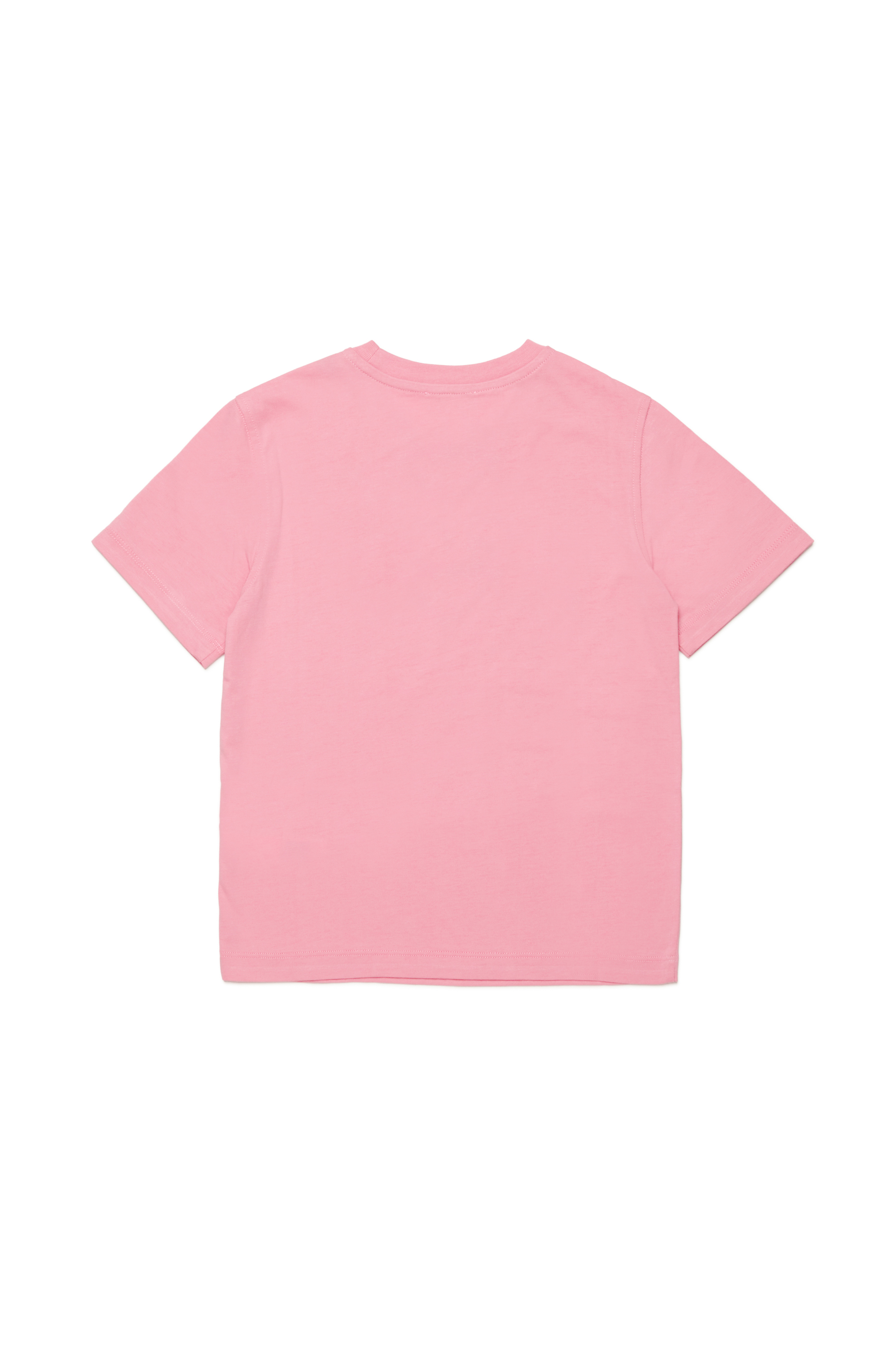 Diesel - TREGL4, Damen T-Shirt mit aufgeflocktem Logo-Herz in Rosa - 2