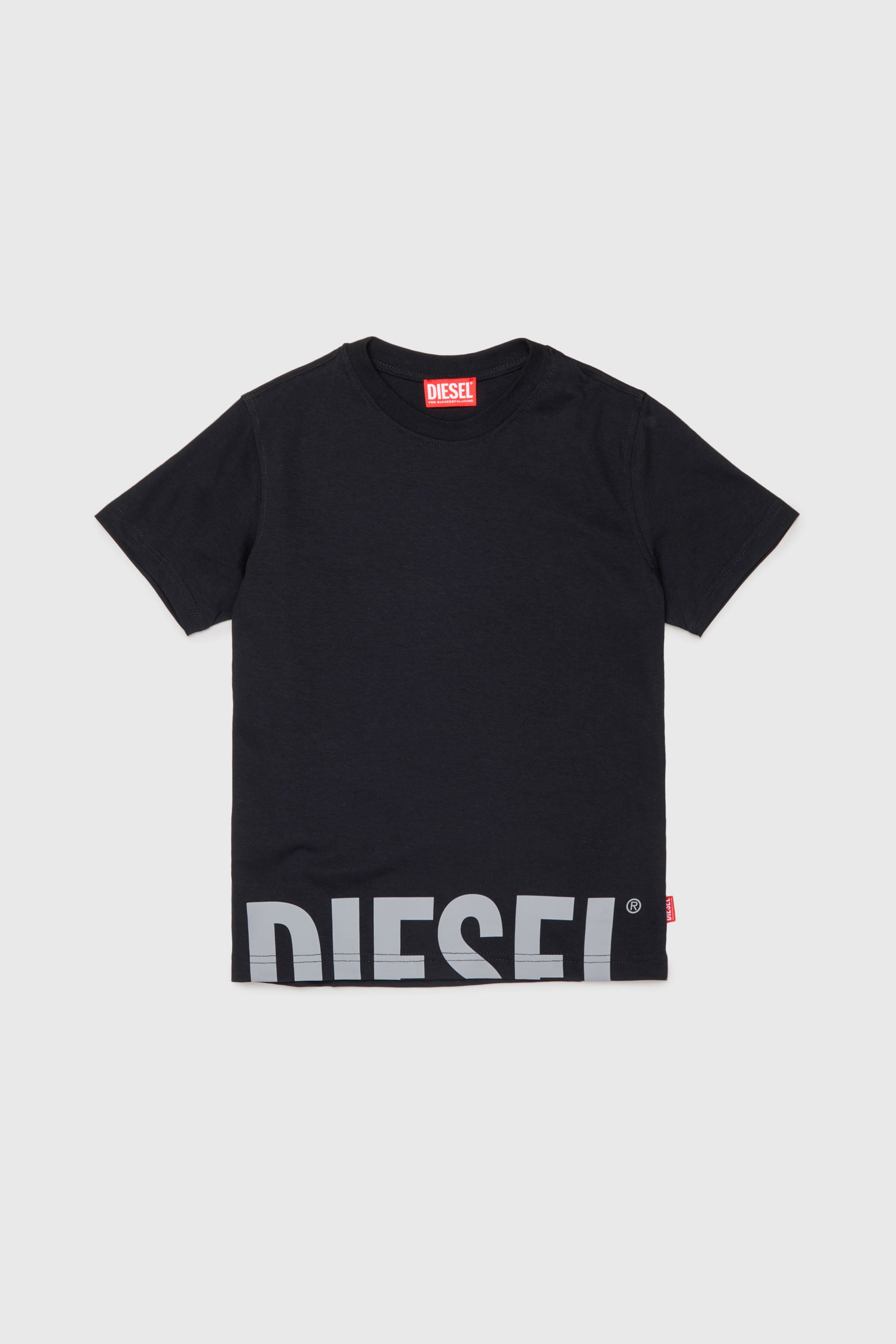 Diesel - TPRES, Herren T-Shirt mit abgeschnittenem Logo in null - 1