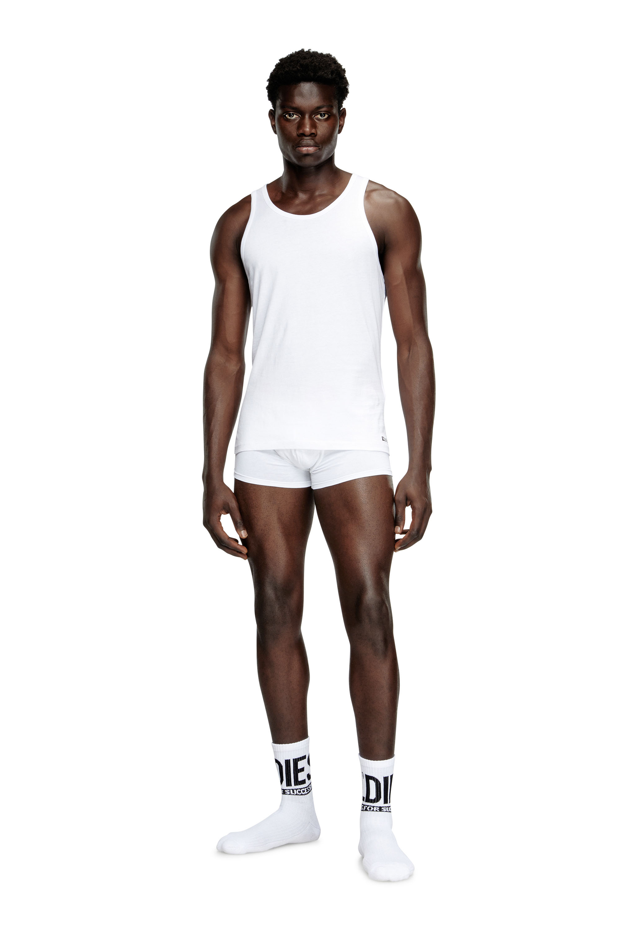 Diesel - WALTY-D-BOX-2PACK, Herren Tankweste aus Baumwolle im Zweierpack in Weiß - 1