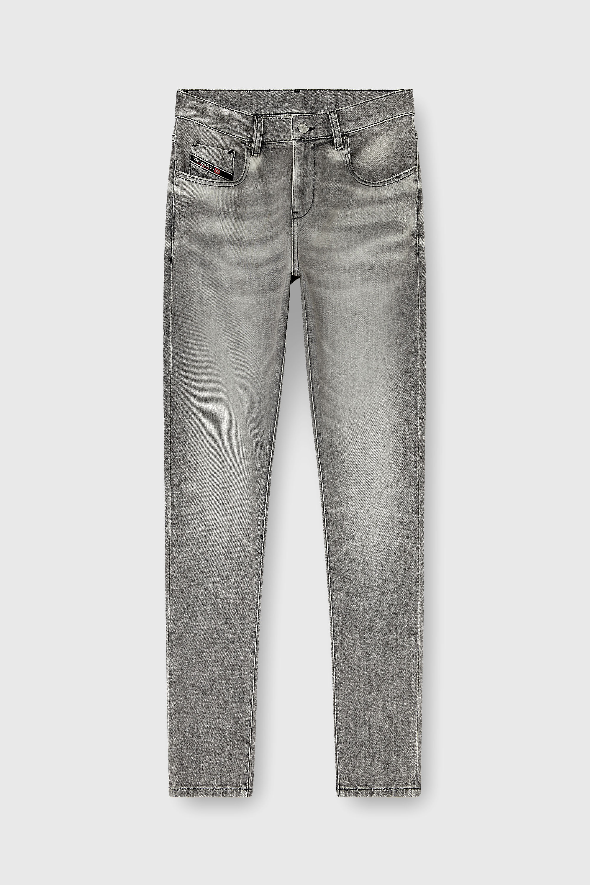 Diesel - Herren Slim Jeans 2019 D-Strukt 0KBBL, Hellgrau - 2