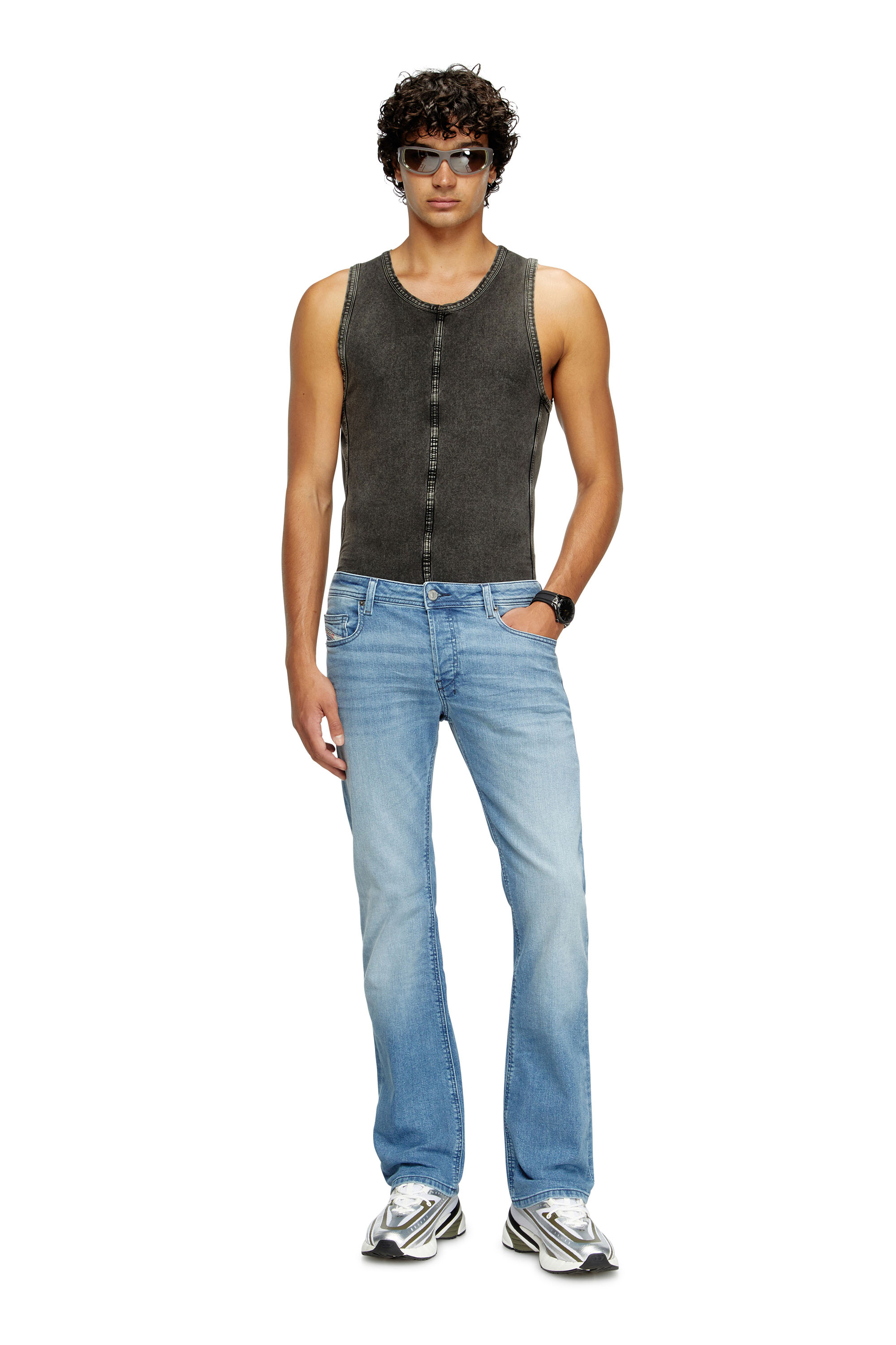 Diesel - Herren Bootcut Jeans 2007 Zatiny 0GRDI, Hellblau - 1