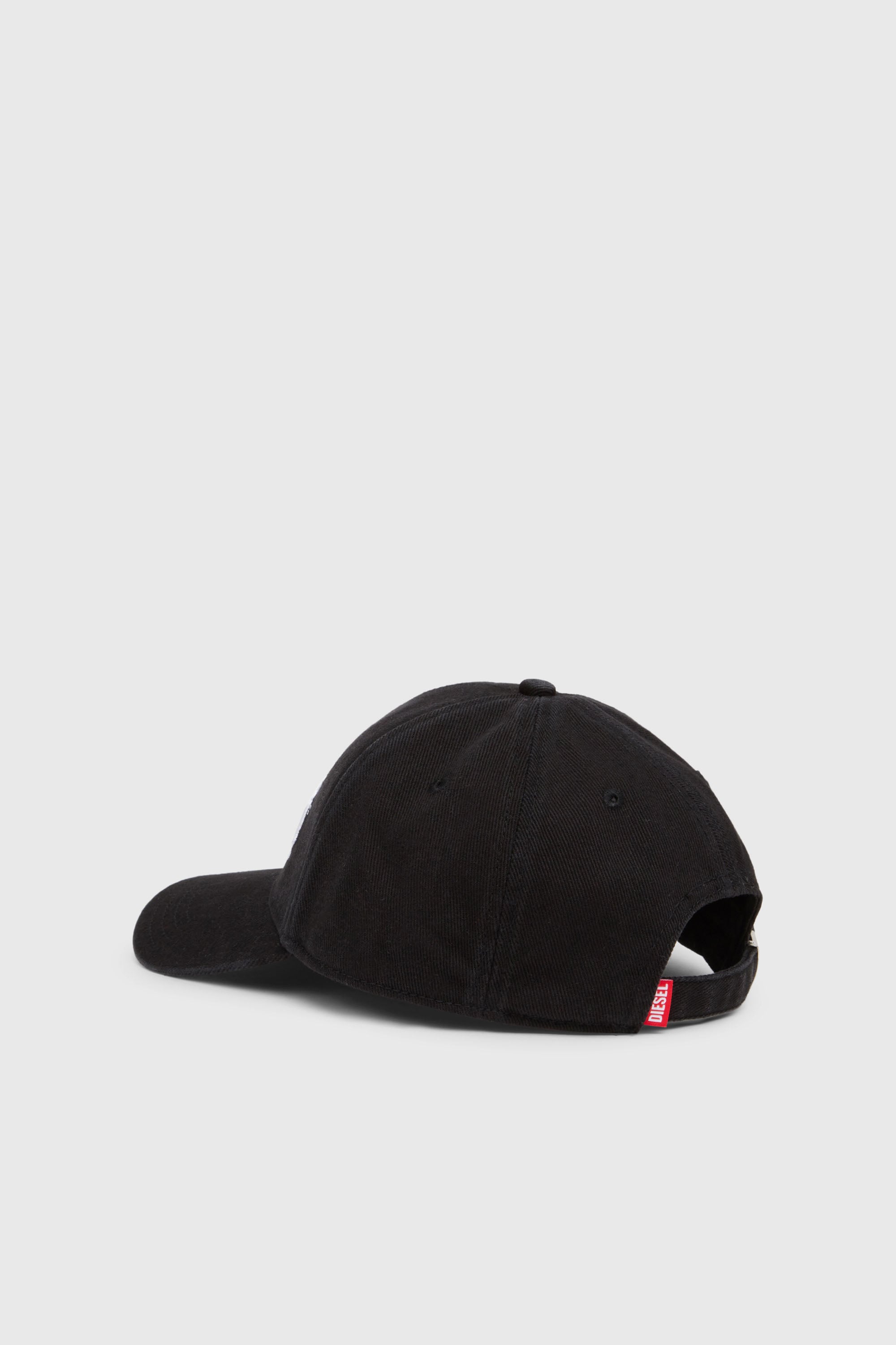 Diesel - CORRY-DIV-WASH, Herren Basecap mit Logostickerei in Schwarz - 2