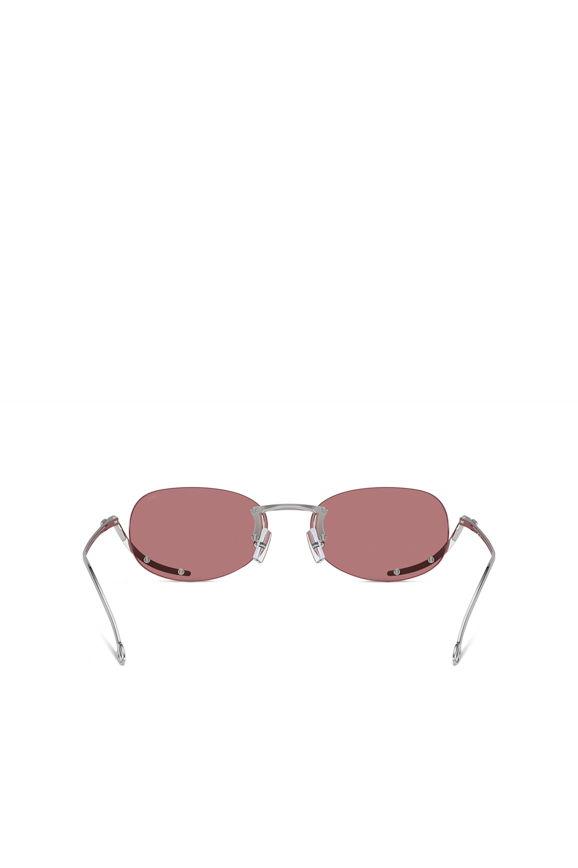 Diesel - 0DL1004, Unisex Ovaler Modell Brille in Rosa - 3