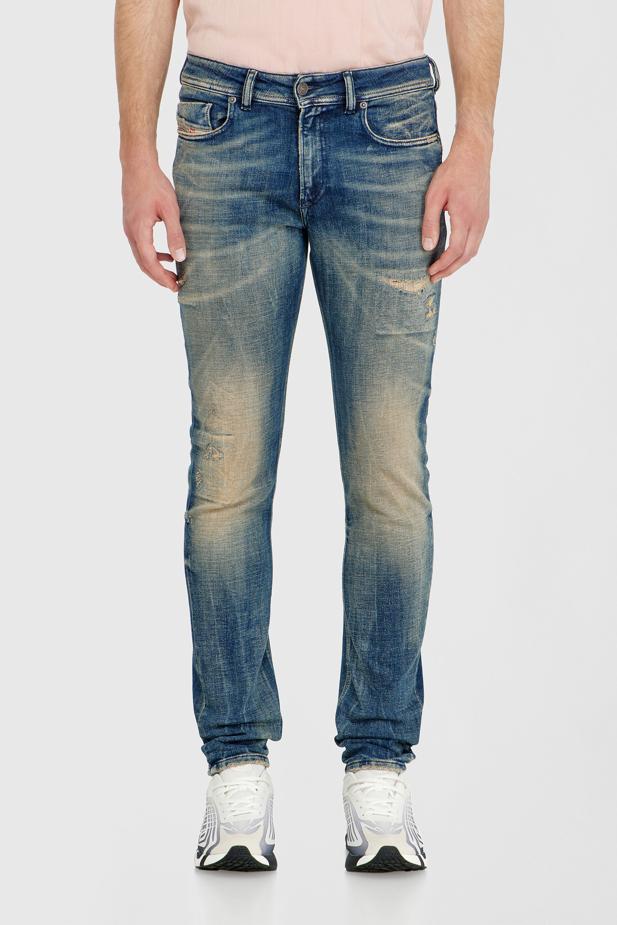 Diesel - Herren Skinny Jeans 1979 Sleenker 09P68, Dunkelblau - 4