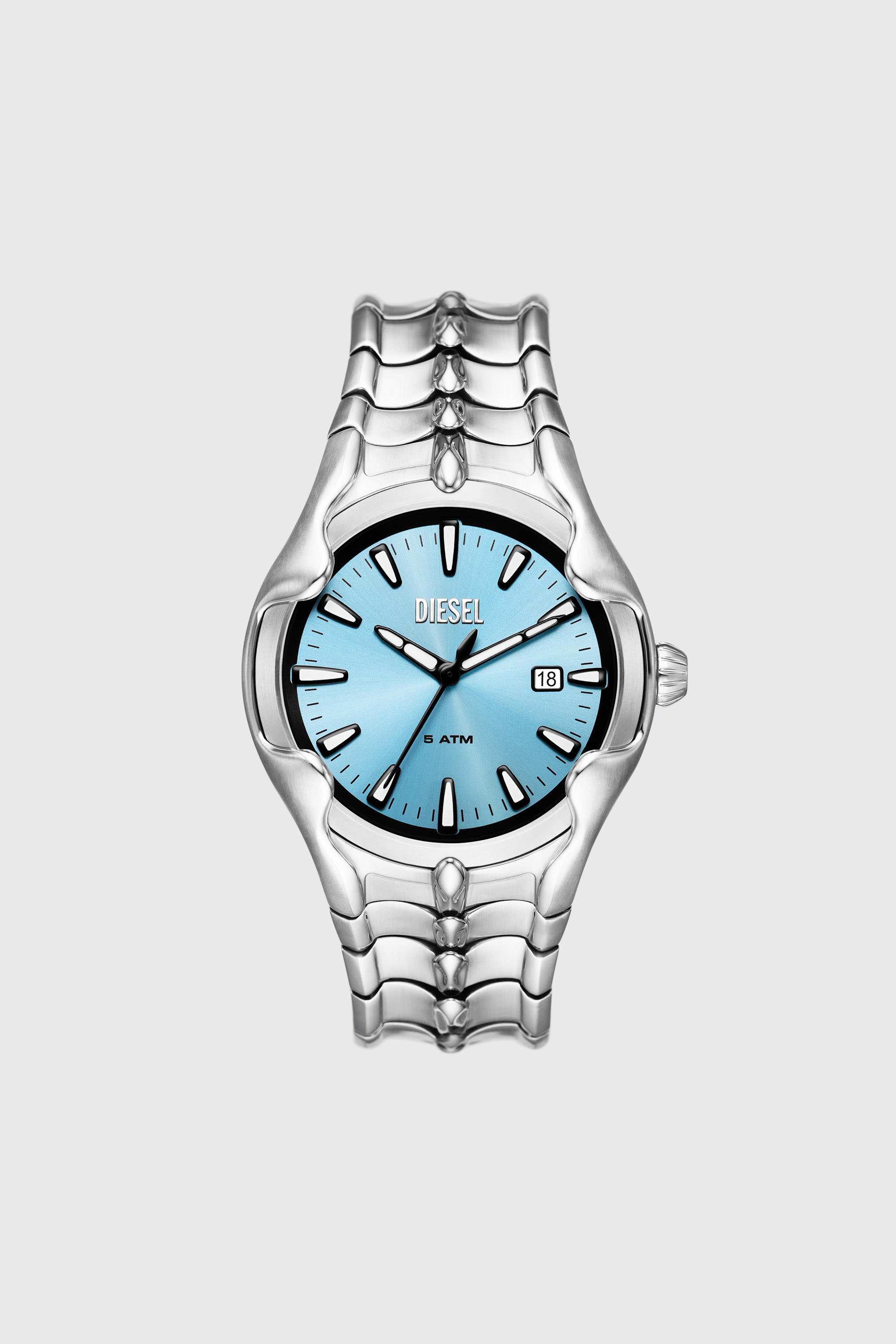 Diesel - DZ2200, Herren Vert Armbanduhr aus Edelstahl in Silber - 1