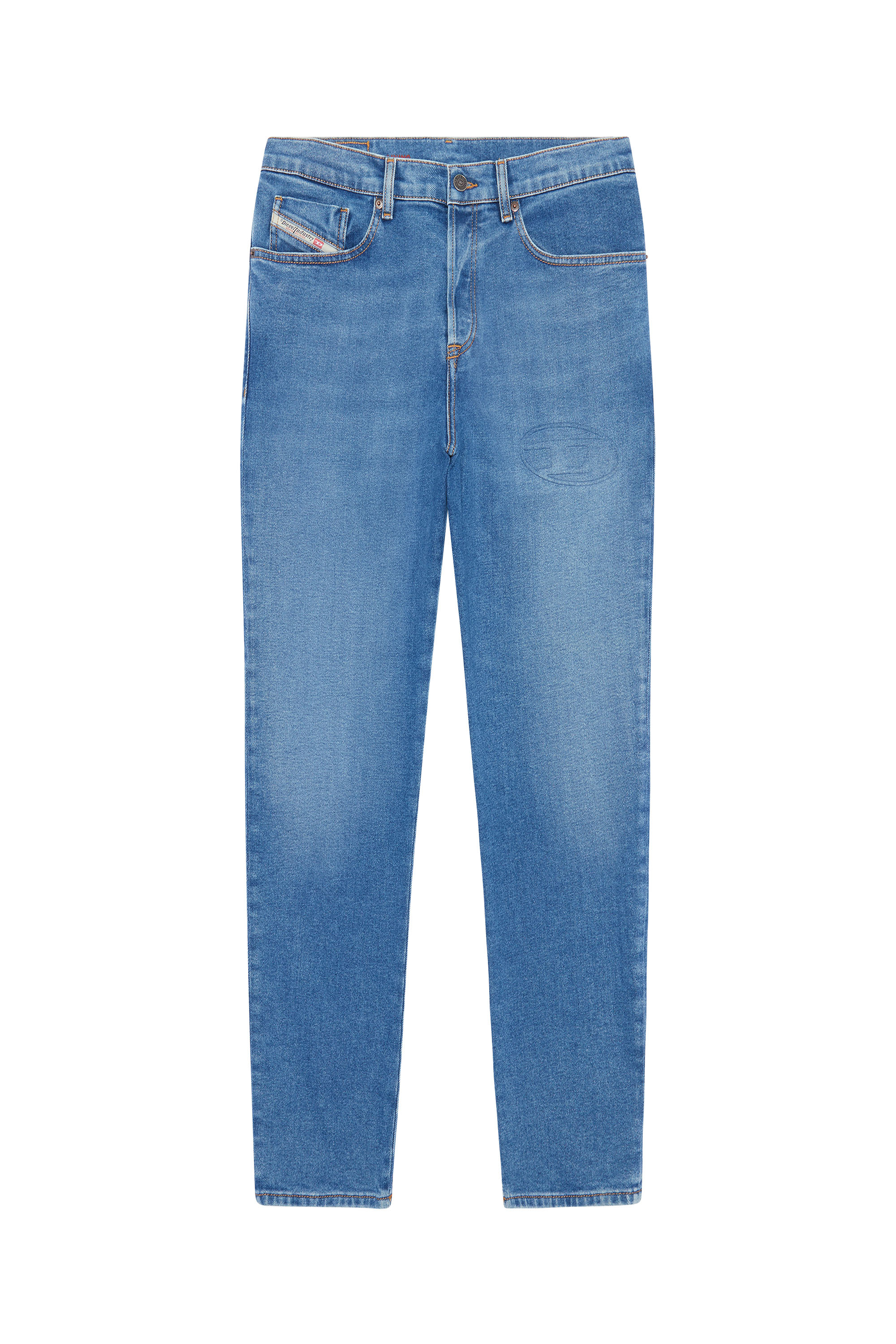 Diesel - 2005 D-FINING 09E34 Tapered Jeans, Mittelblau - Image 6