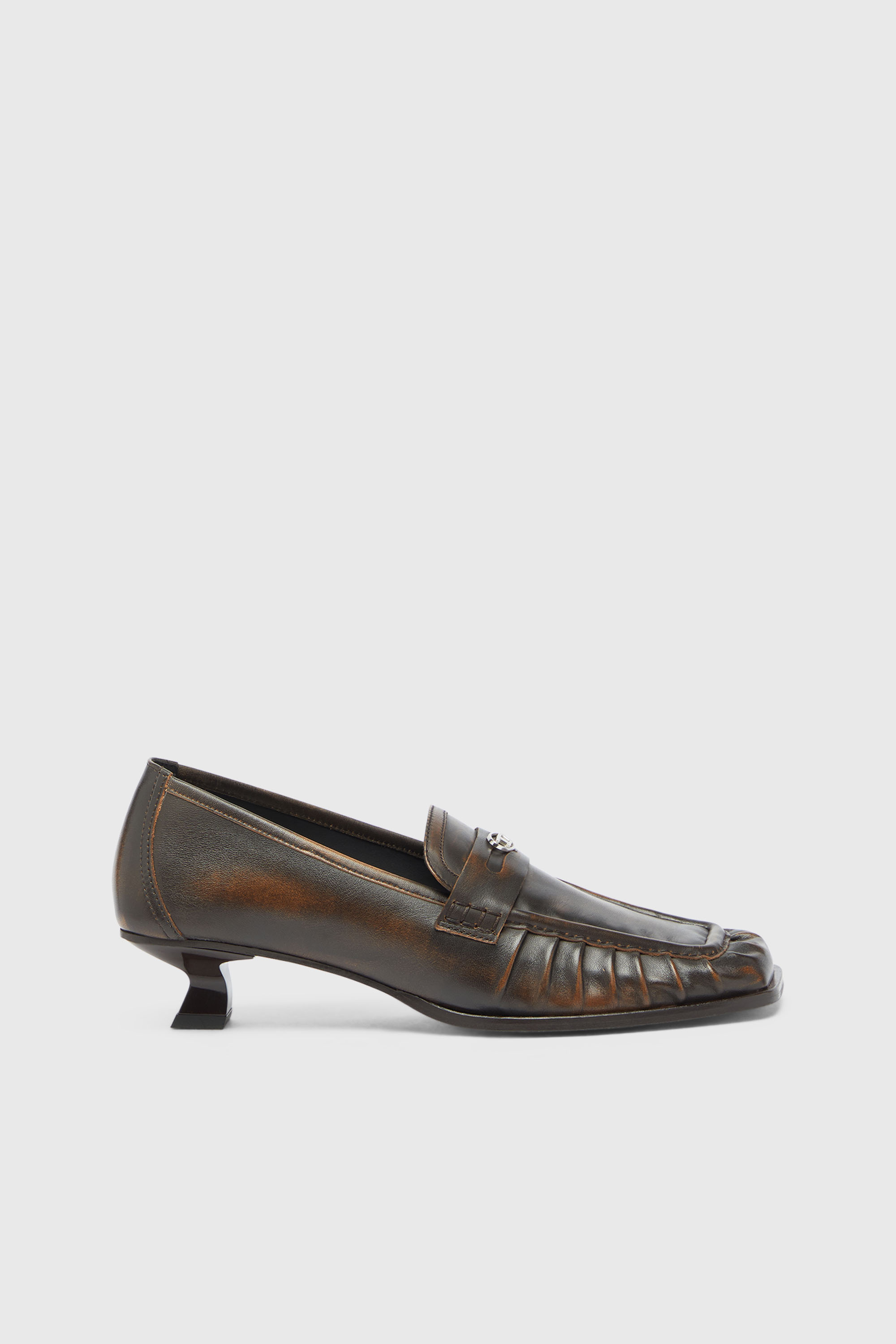 Diesel - D-AMBER MOC 30, Damen D-Amber - Penny-Loafer aus Leder in Braun - 1