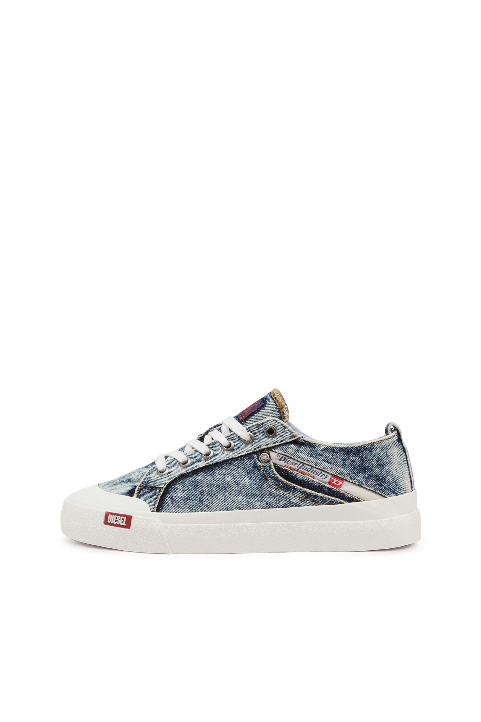 Diesel - S-ATHOS NMD LOW W, Damen S-Athos-Sneakers aus Denim mit Taschendetail in Blau - 7