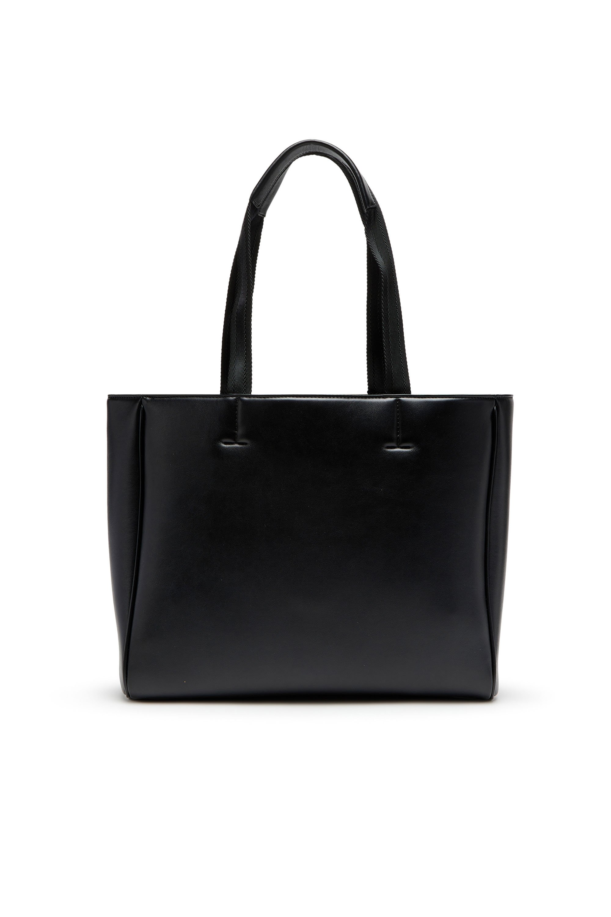 Diesel - HOLI-D SHOPPER EW, Unisex Holi-D-Quadratischer Shopper aus gebondetem Neopren in Schwarz - 2