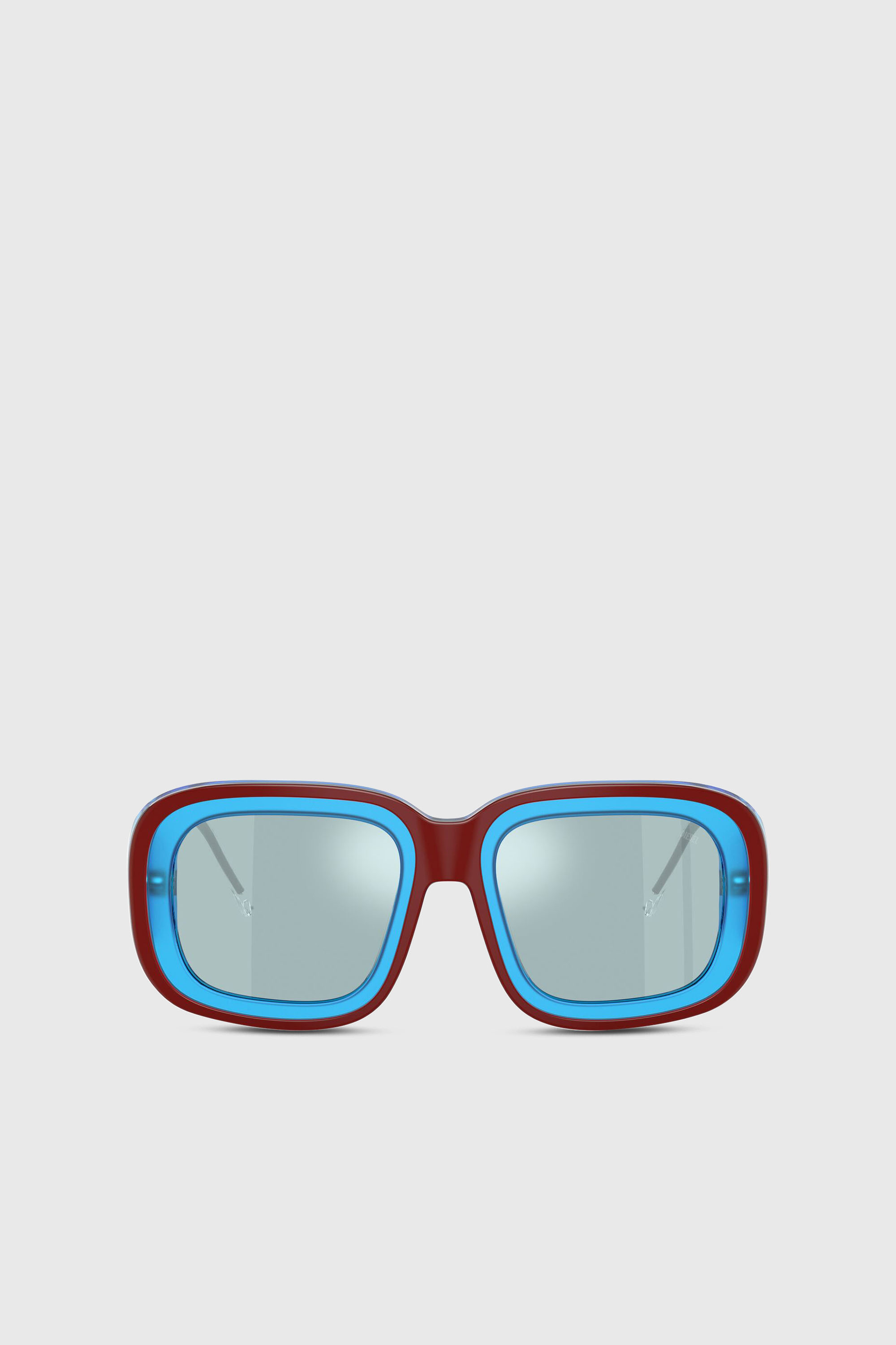 Diesel - 0DL2015U, Unisex Quadratische Sonnenbrillen in Braun/Blau - 1