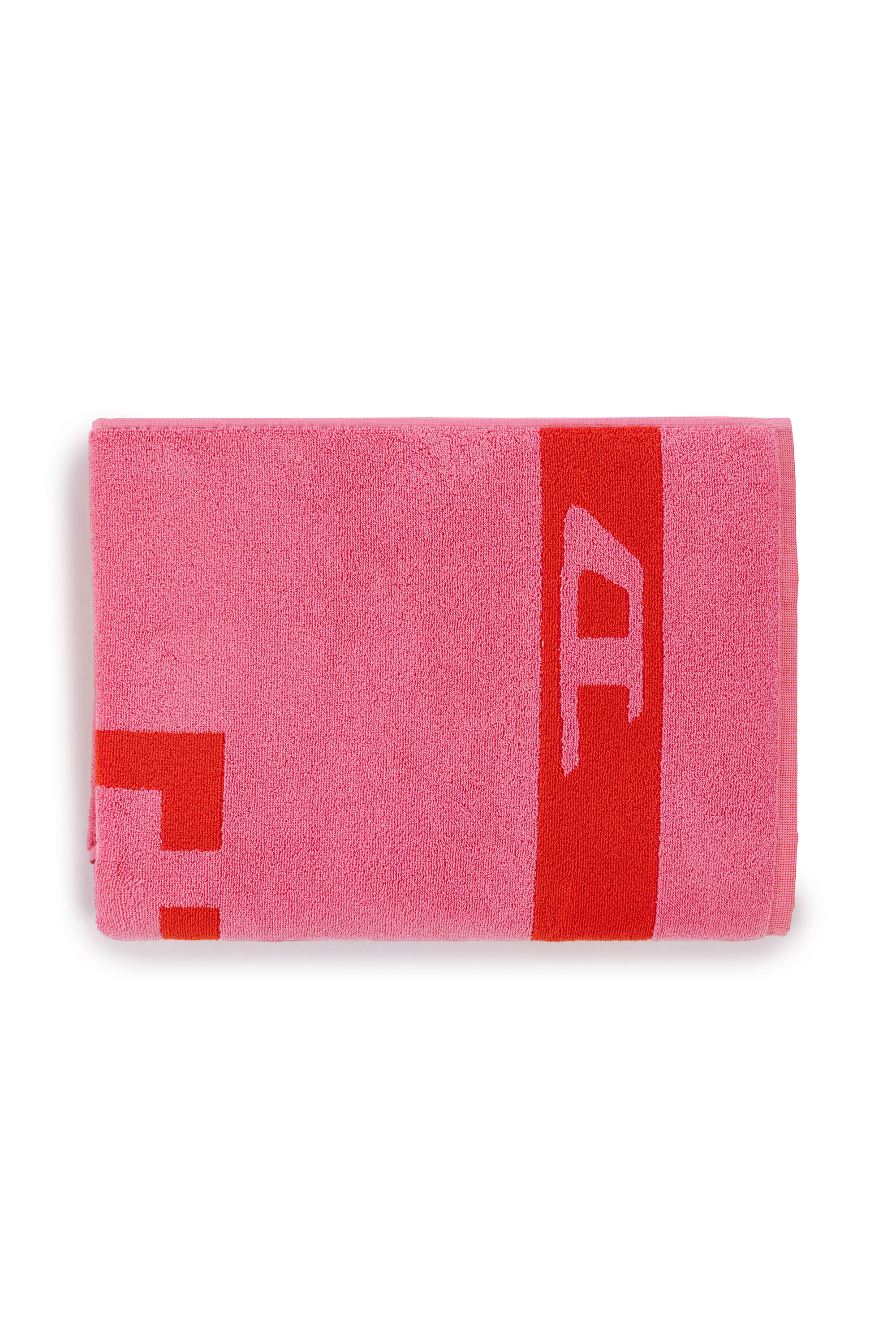 Diesel - 1018133  PIXEL TOYS 1 PINK/RED TOWEL, Unisex's Terry towel 100x180 cm in Red - 4