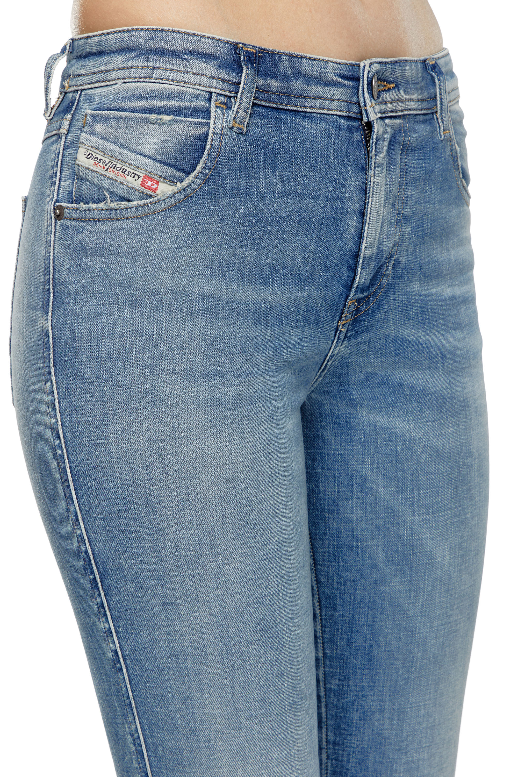 Diesel - Woman Skinny Jeans 2015 Babhila 09J21, Light Blue - Image 4