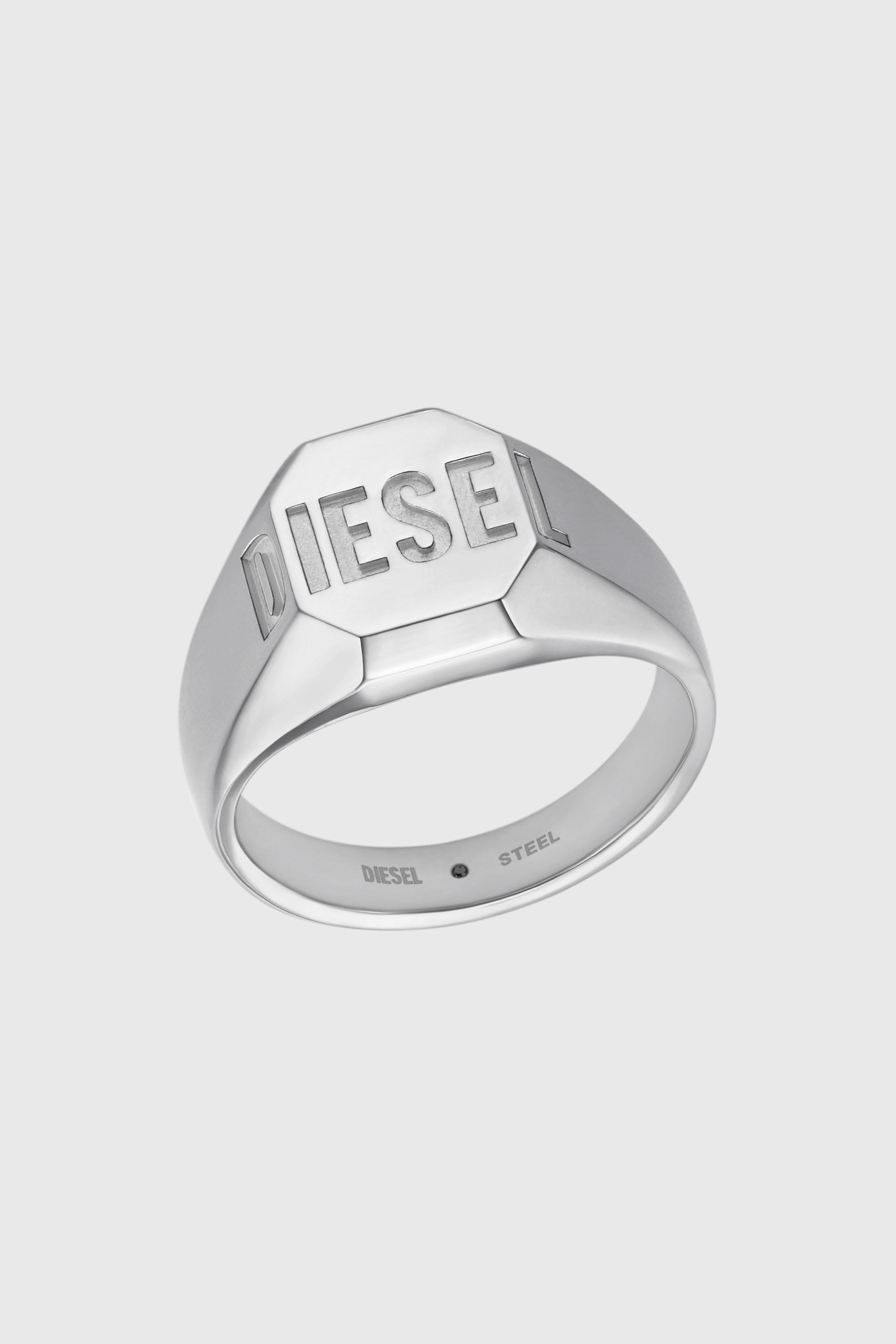 Diesel - DX1743040, Unisex Siegelring aus Edelstahl in Silber - 1