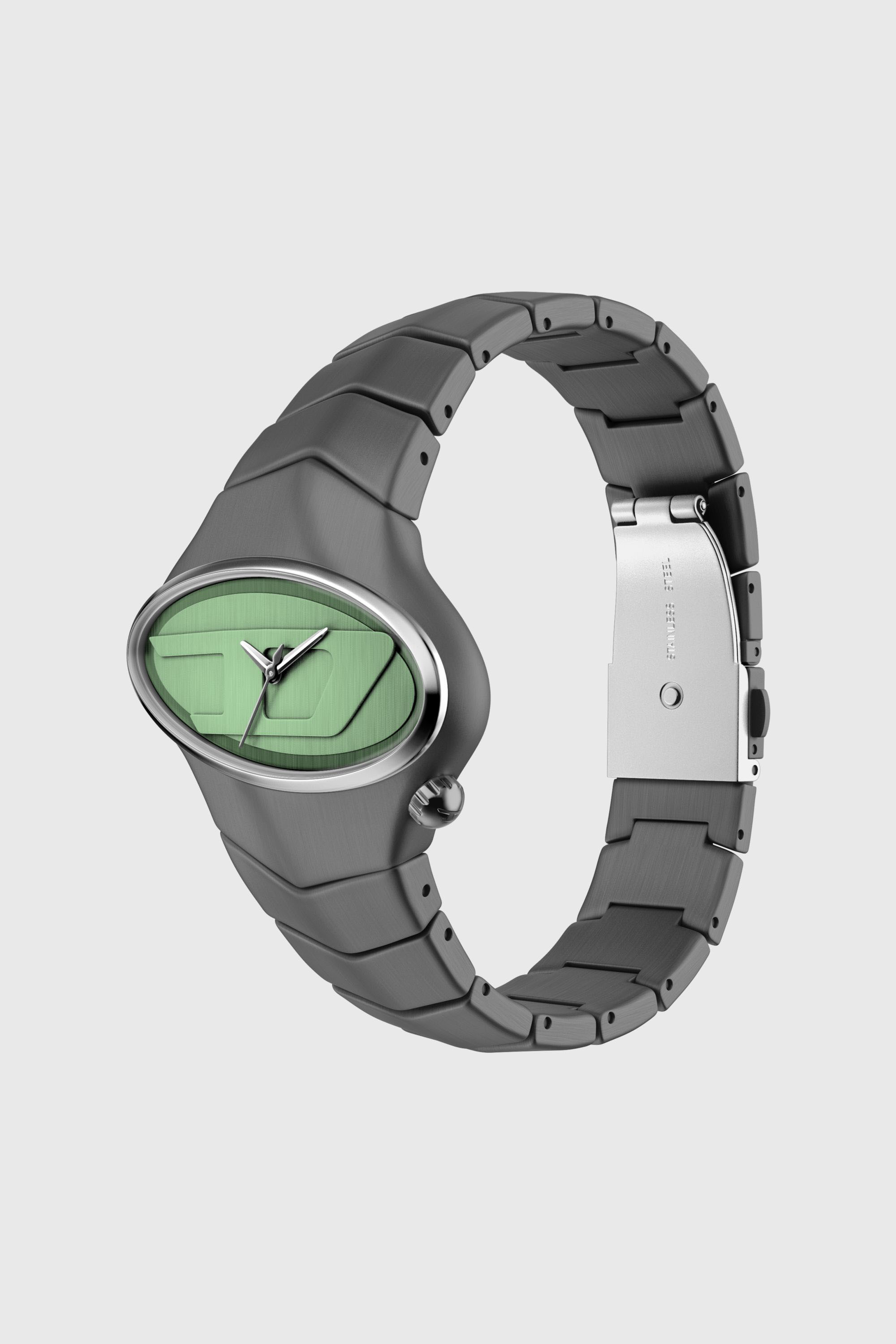 Diesel - DZ2241 WATCH, Herren D-Rush gunmetal Edelstahl-Uhr in Dunkelgrau - 2