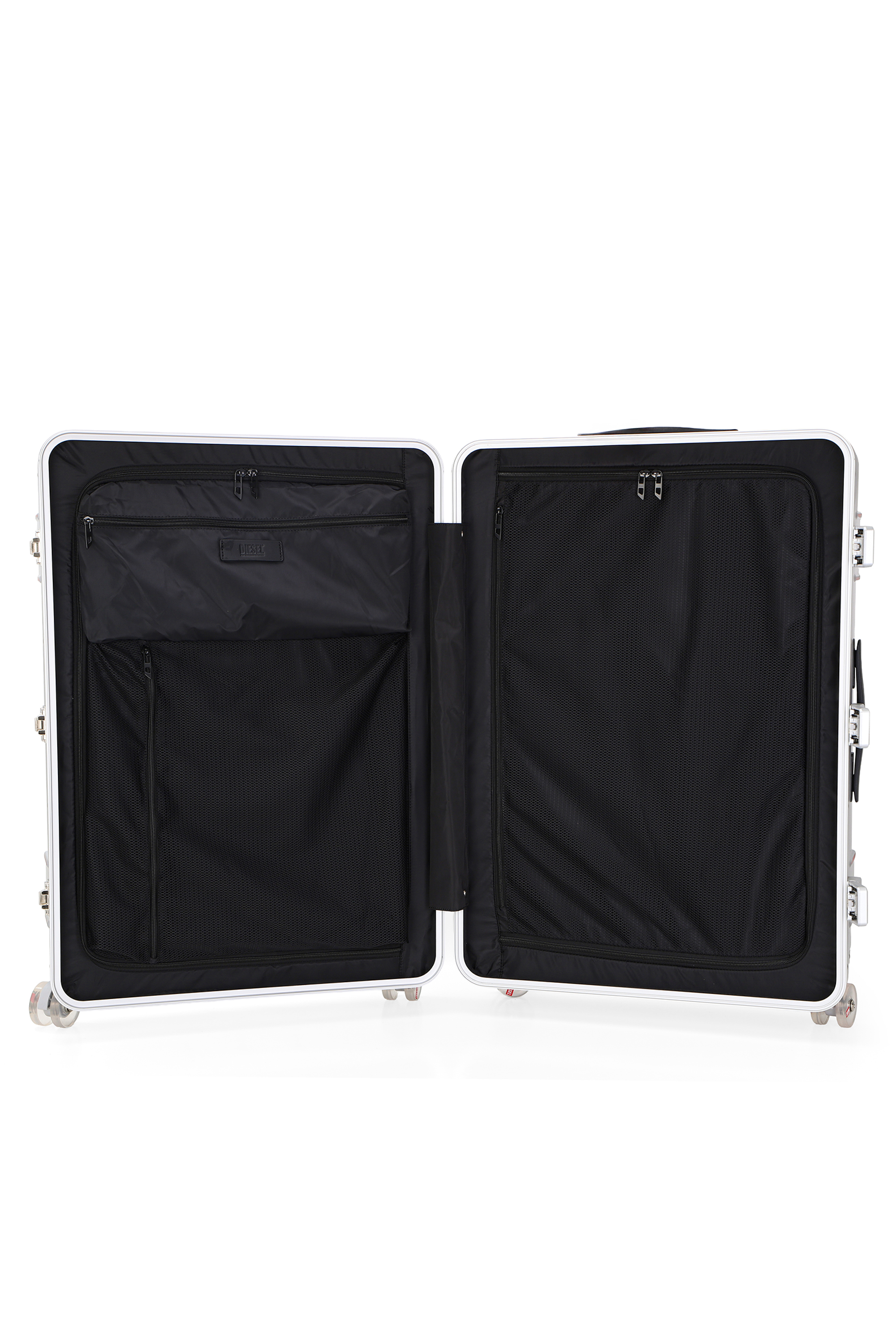 Diesel - DIESEL PC STRONG IMAGE TROLLEY- DSL003, Unisex Robuster Koffer Gr&ouml;&szlig;e L in Silber - 3