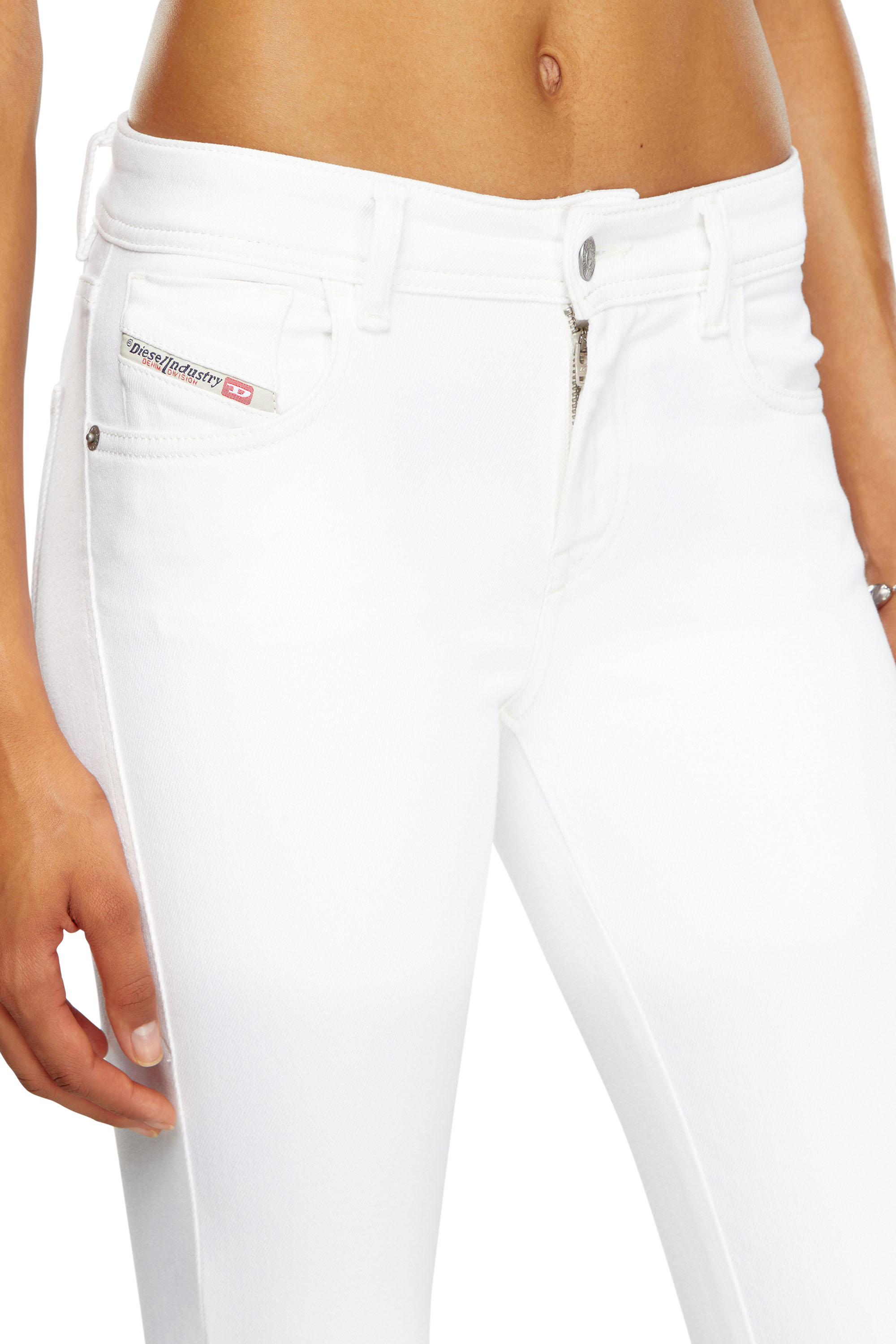 Diesel - Super skinny Jeans 2017 Slandy 09F90, Weiß - Image 4