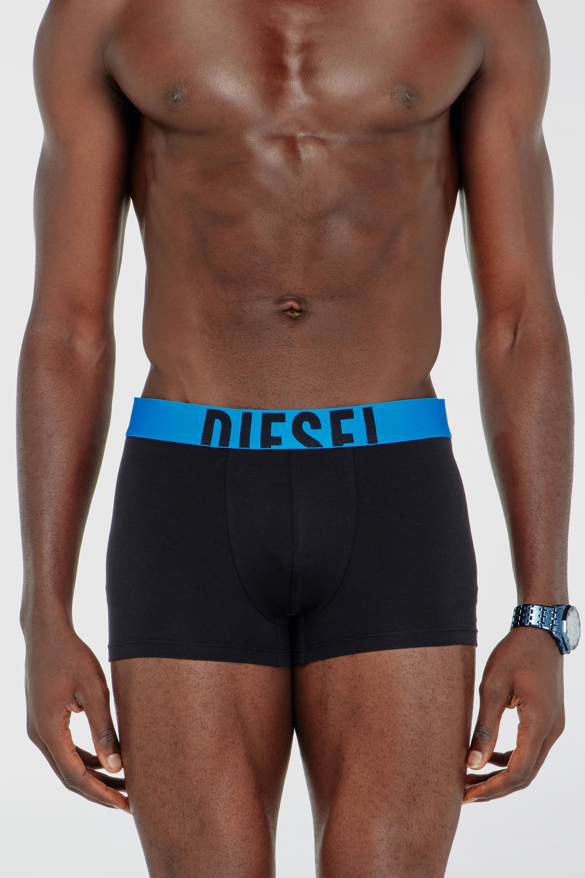 Diesel - DAMIEN-D-POP-3PACK-40, Herren Retropants im Dreierpack aus Baumwollstretch in Schwarz - 3