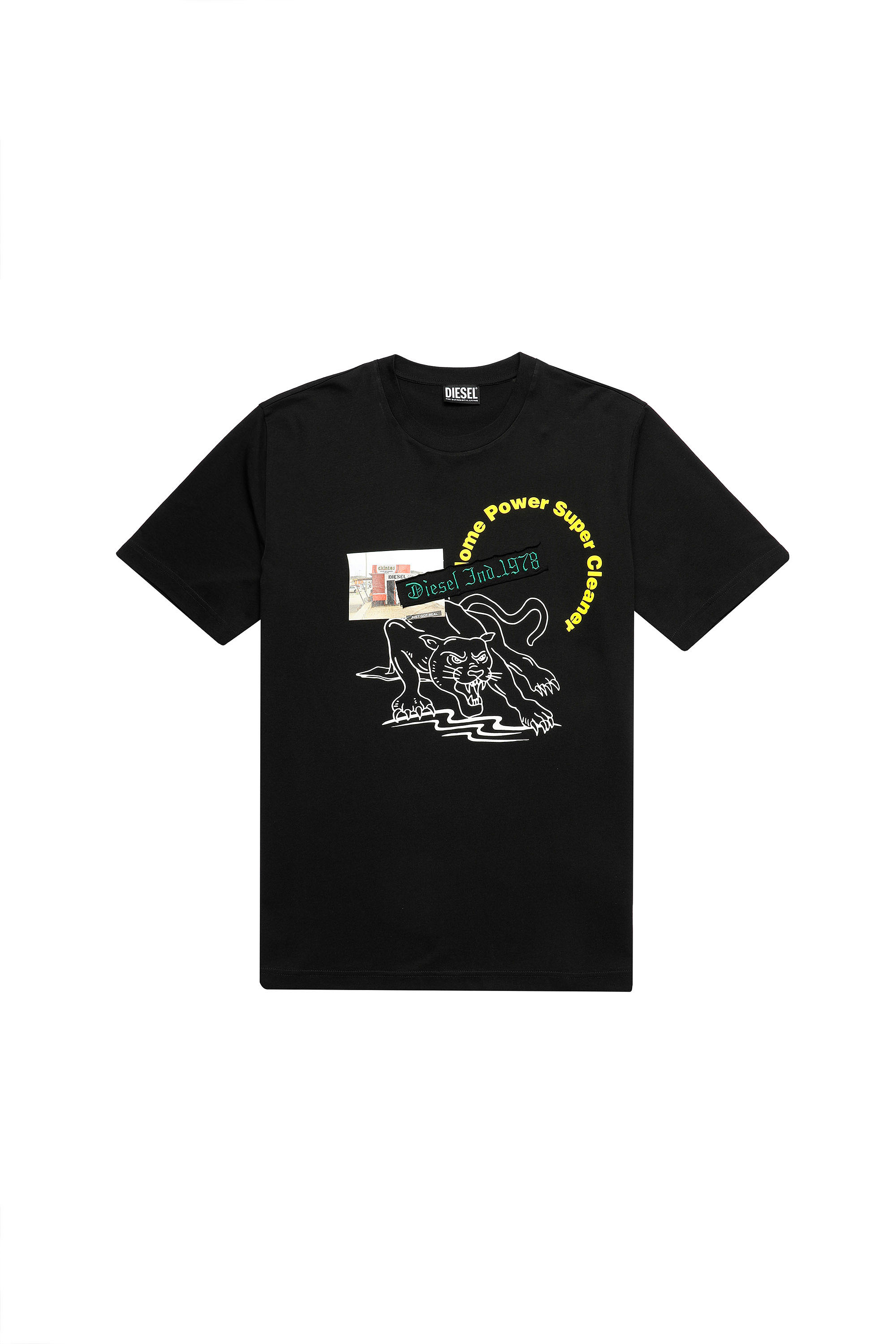 T-JUST-B60, Schwarz - T-Shirts
