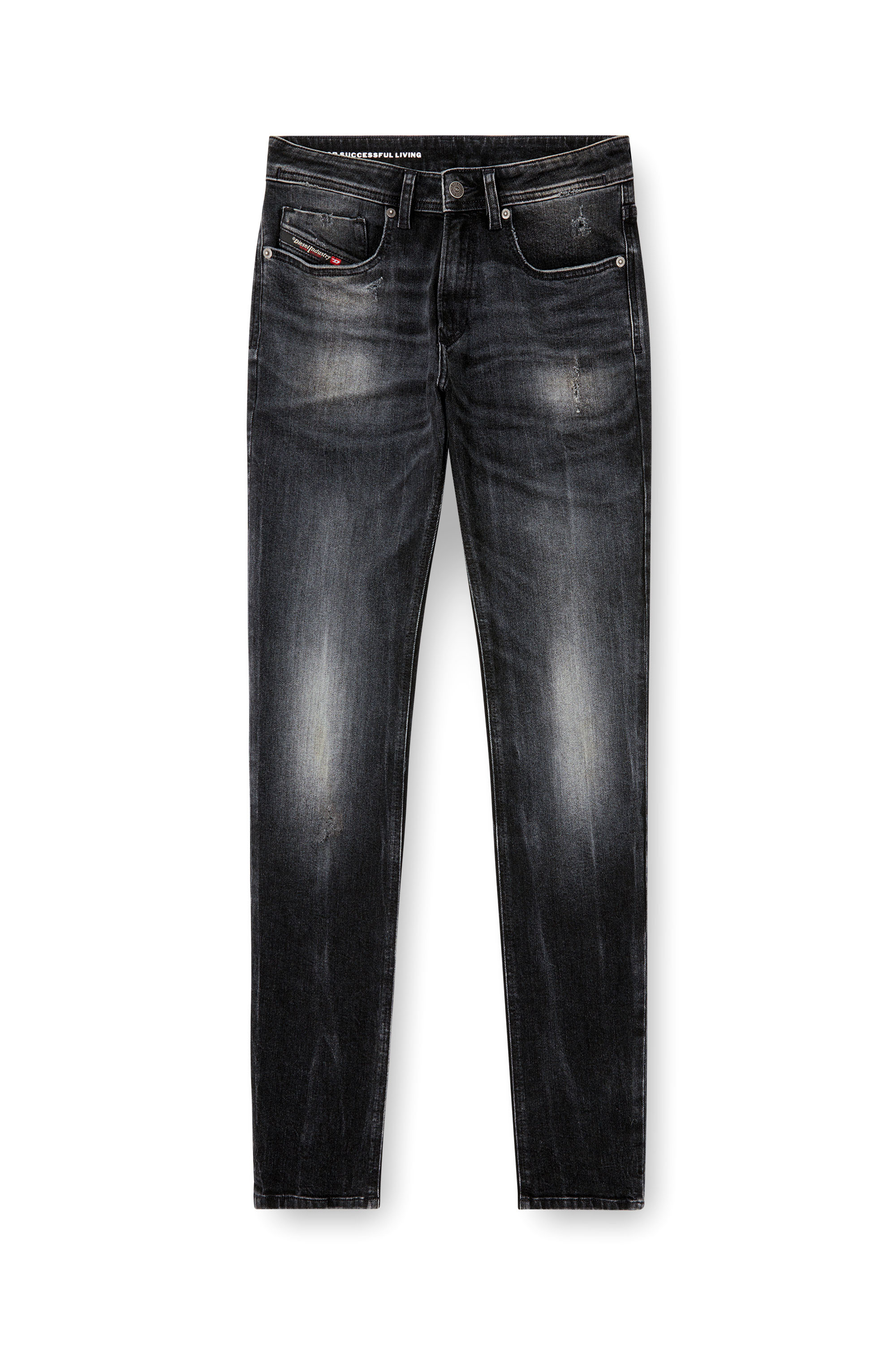 Diesel - Herren Skinny Jeans 1979 Sleenker 0DBDP, Schwarz/Dunkelgrau - 3