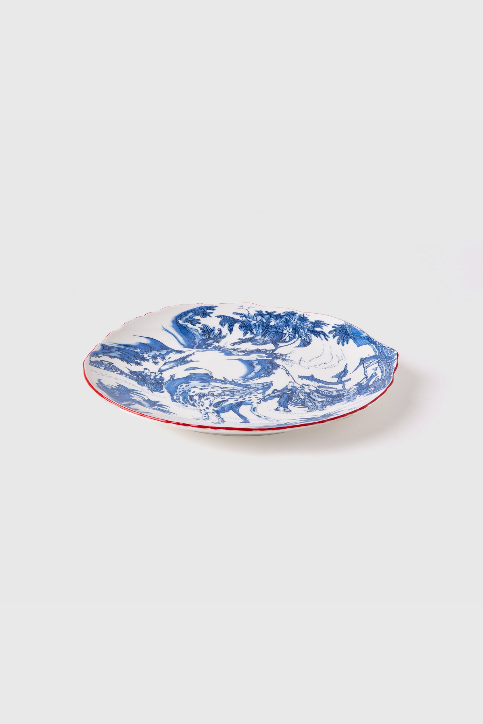 Diesel - 11203 PORCELAIN DINNER PLATE "CLASSIC ON, Unisex Speiseteller aus Porzellan in Weiss/Blau - 3