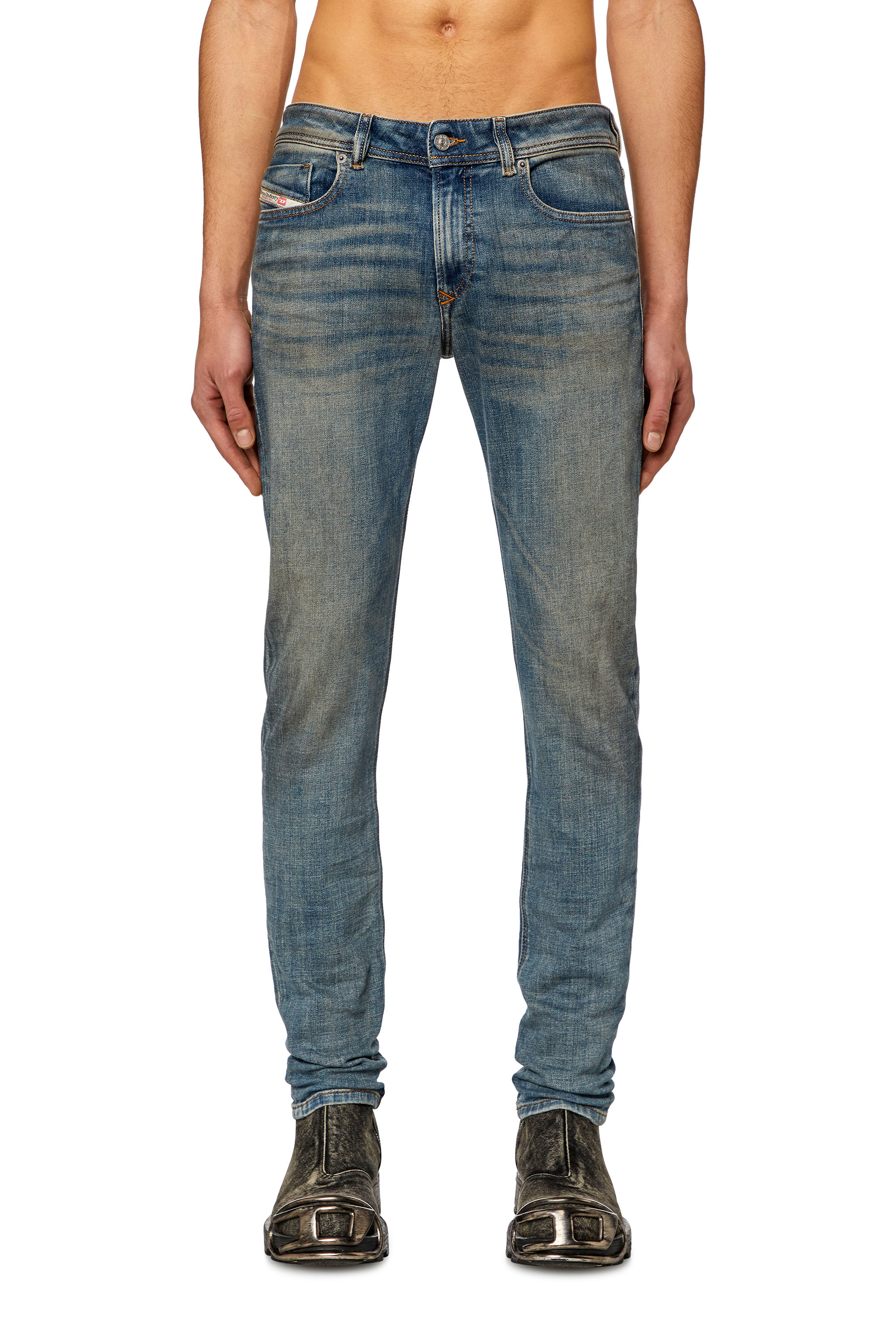 Diesel - Skinny Jeans 1979 Sleenker 09H69, Dunkelblau - Image 1