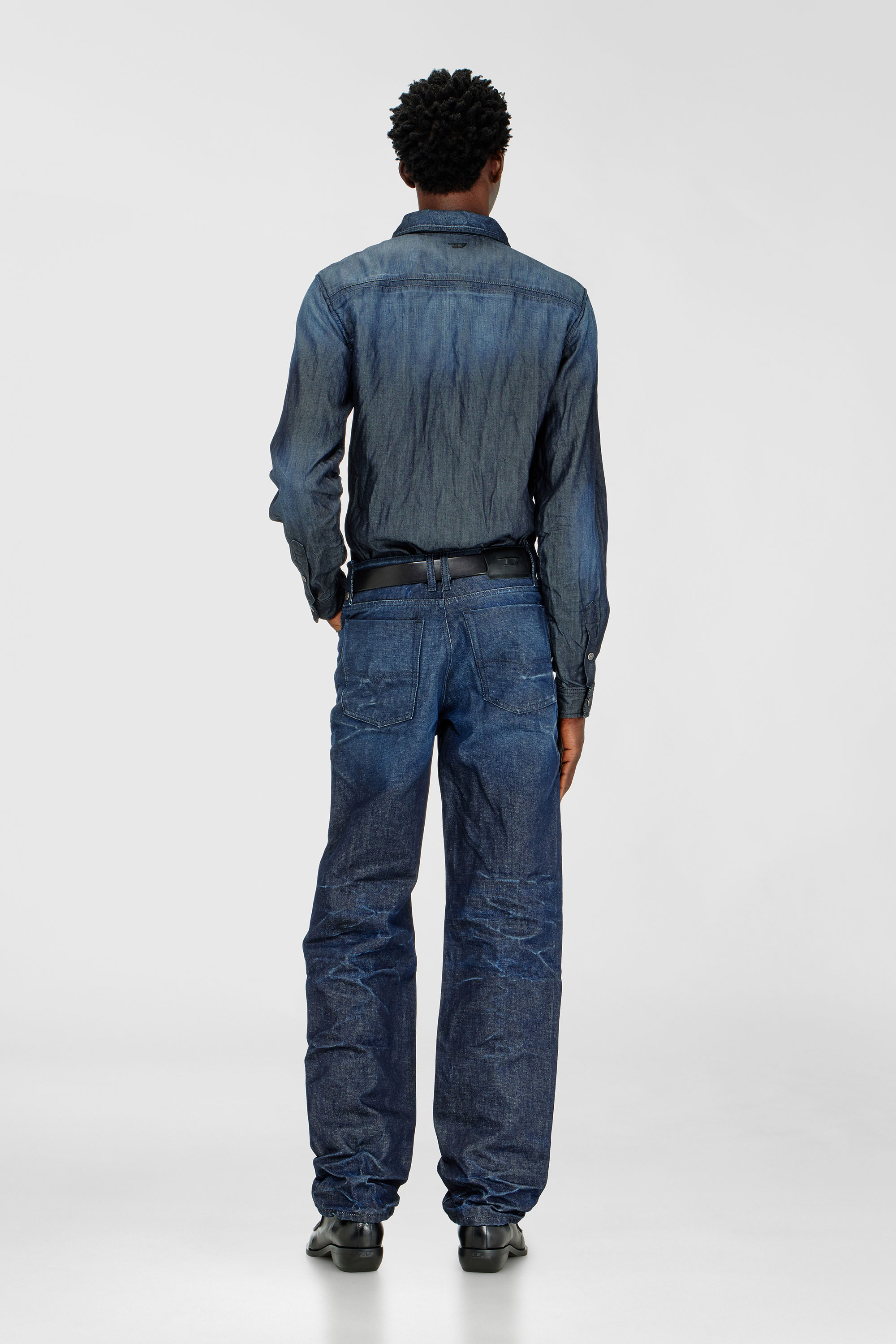 Diesel - Herren Regular Jeans 1991 D-Voeed 007GF, Dunkelblau - 3