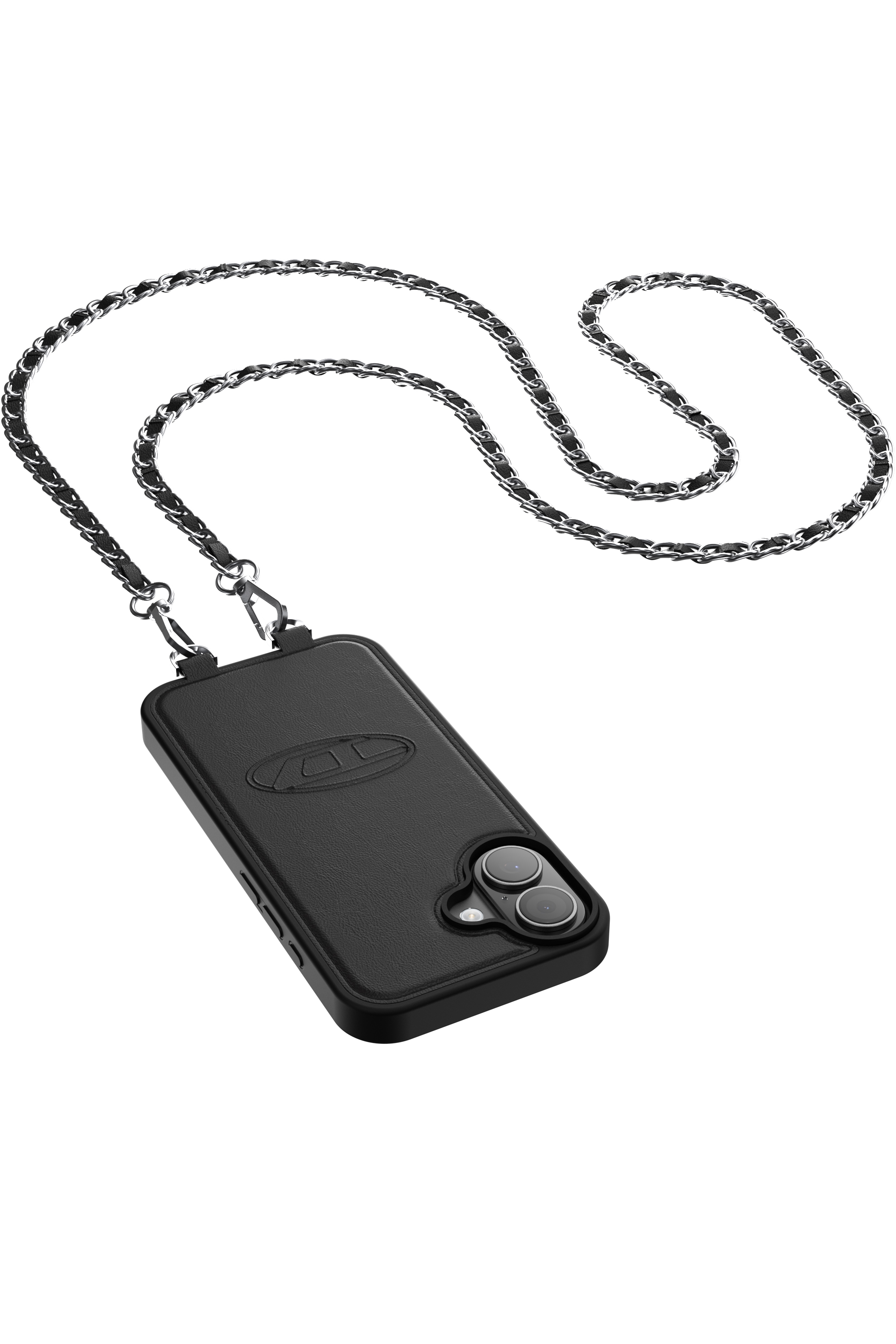 Diesel - 60661 MOULDED CASE, Unisex Oval D H&uuml;lle mit Handschlaufe und MagSafe f&uuml;r iPhone 17 in Schwarz - 2