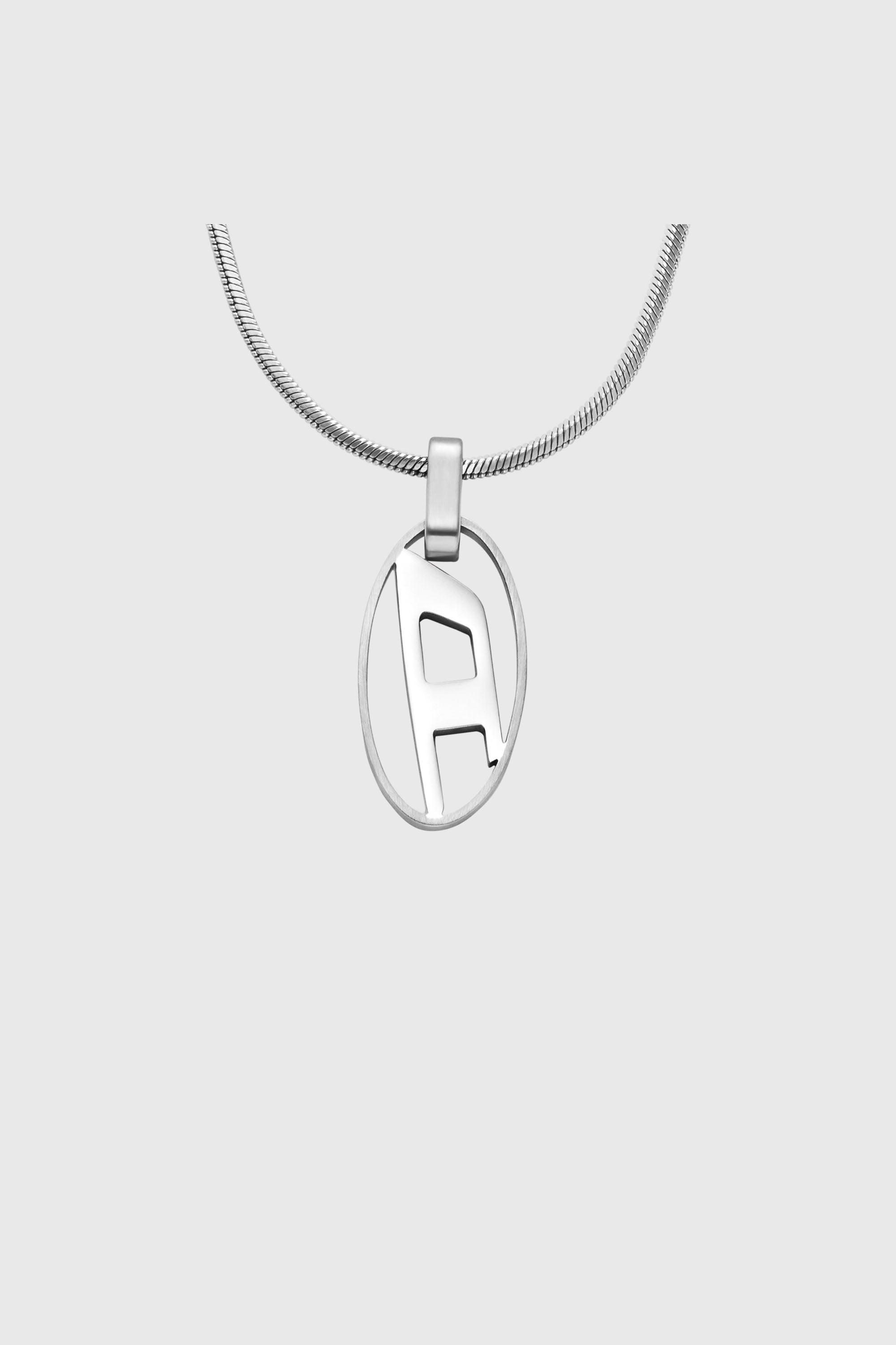 Diesel - DX1342, Unisex Edelstahlkette mit Anh&auml;nger in Silber - 2