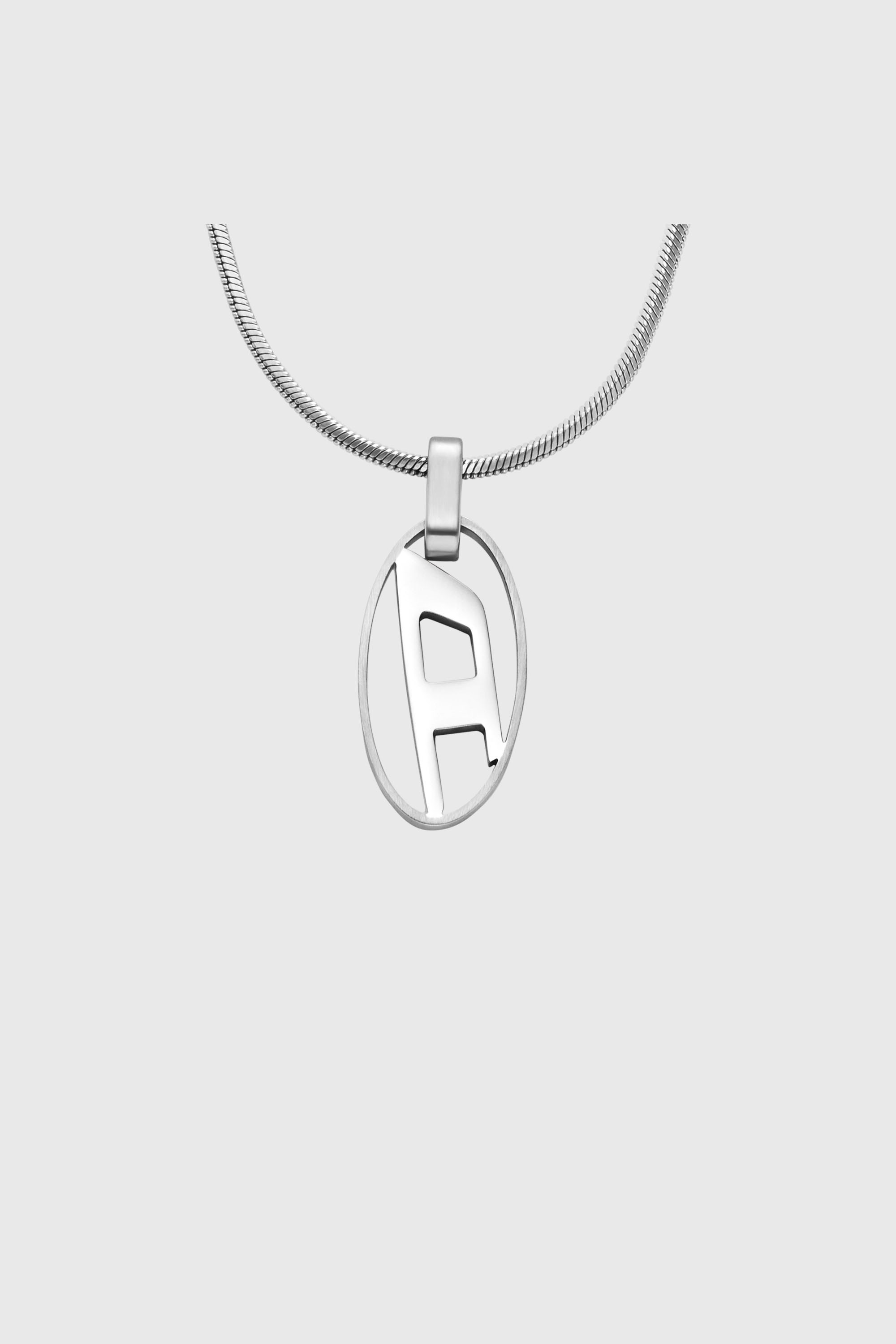 Diesel - DX1342, Unisex Edelstahlkette mit Anh&auml;nger in Silber - 2