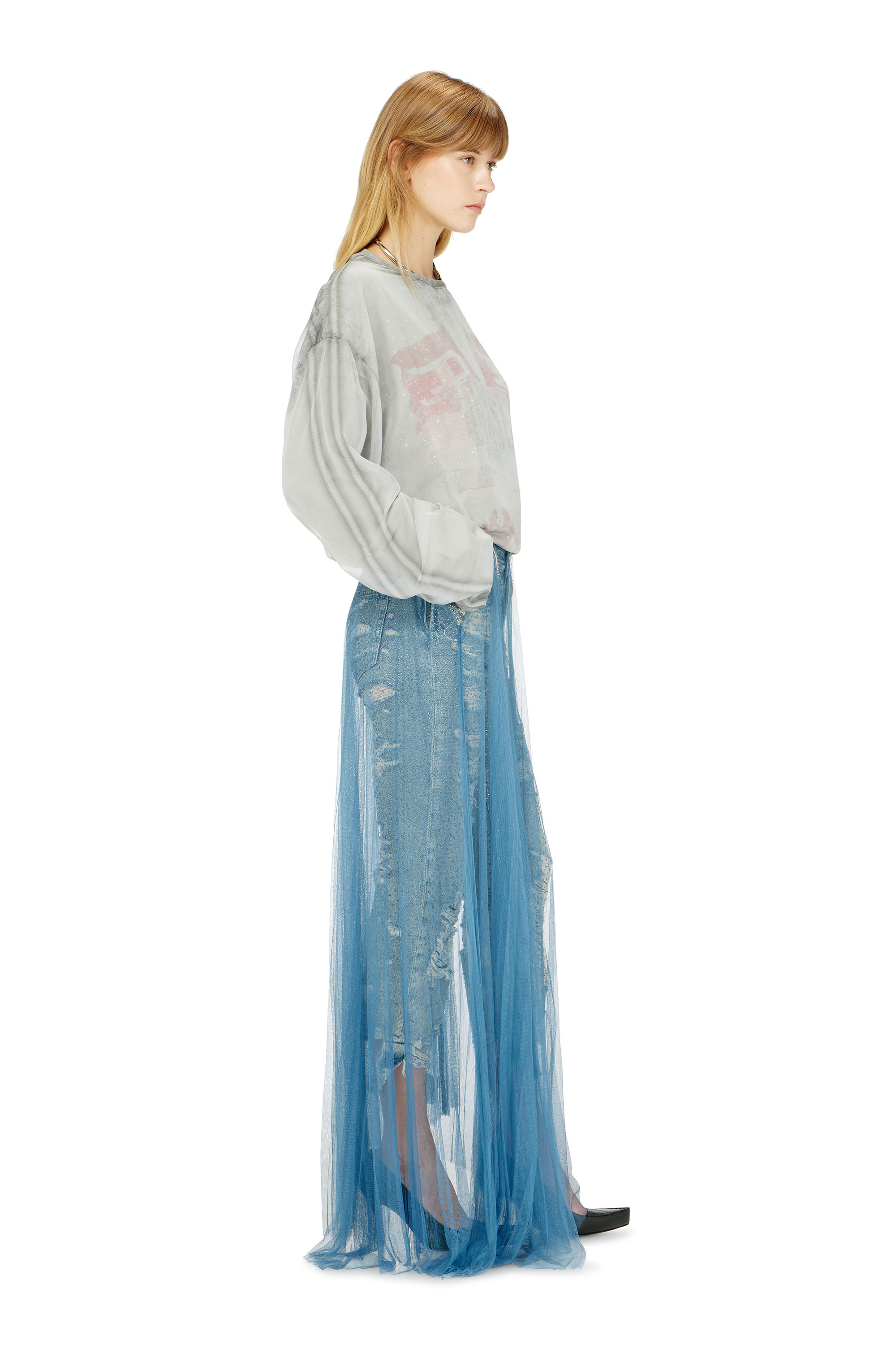 Diesel - Damen Regular Jeans D-Aisi 0DBER, Mittelblau - 2