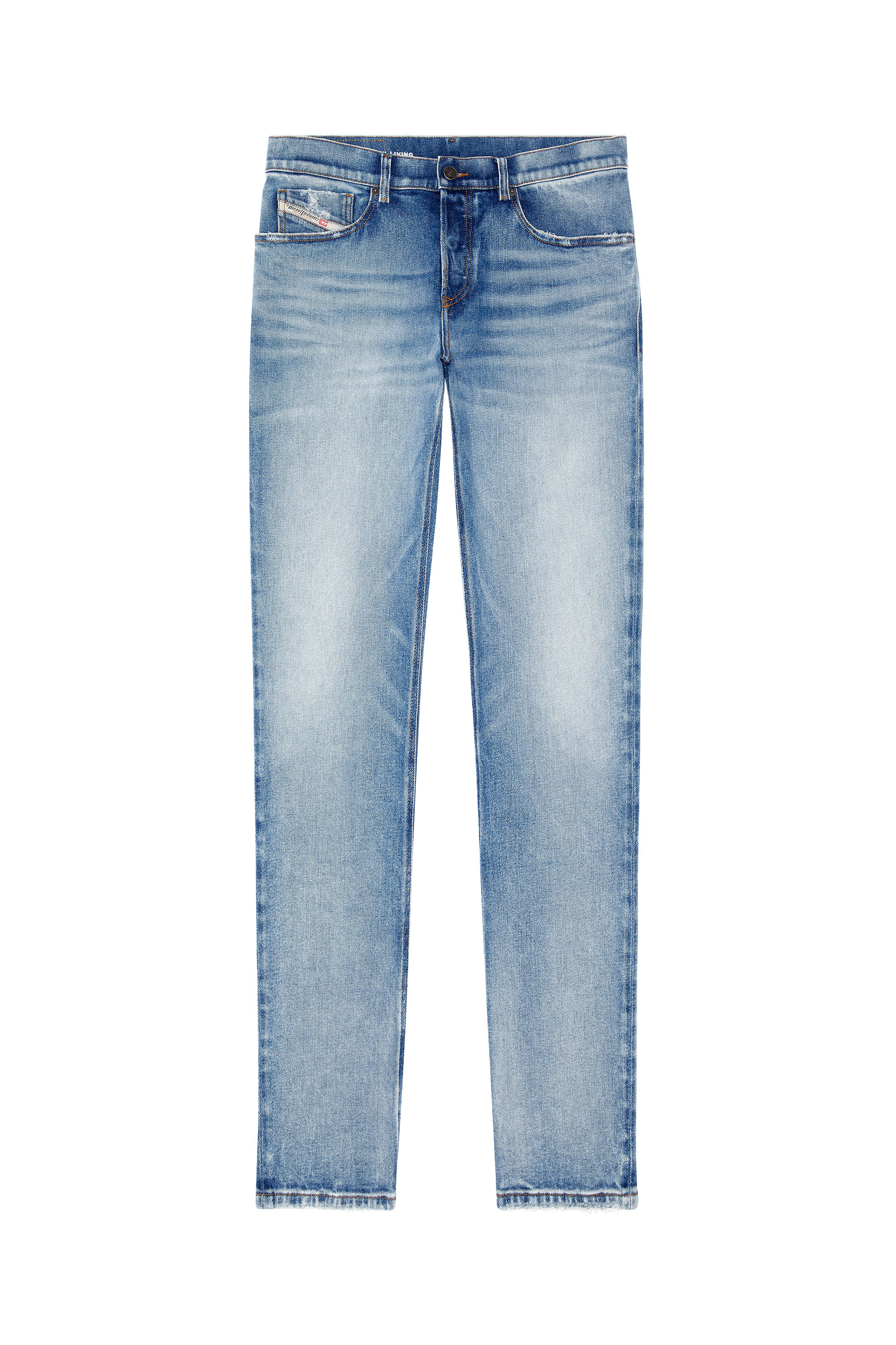 Diesel - Tapered Jeans 2023 D-Finitive 09G24, Hellblau - Image 5