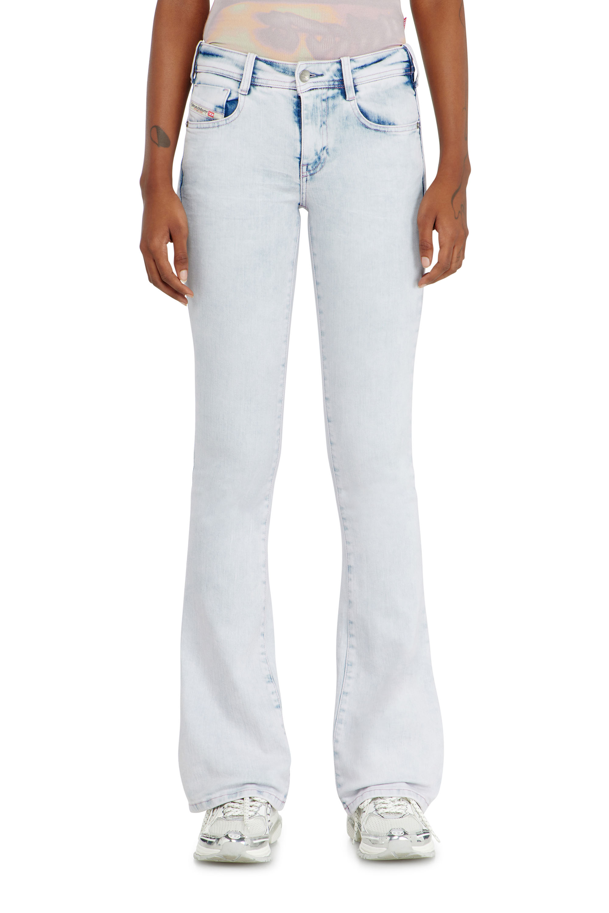 Diesel - Damen Bootcut Jeans 1969 D-Ebbey 0HDBH, Hellblau - 4