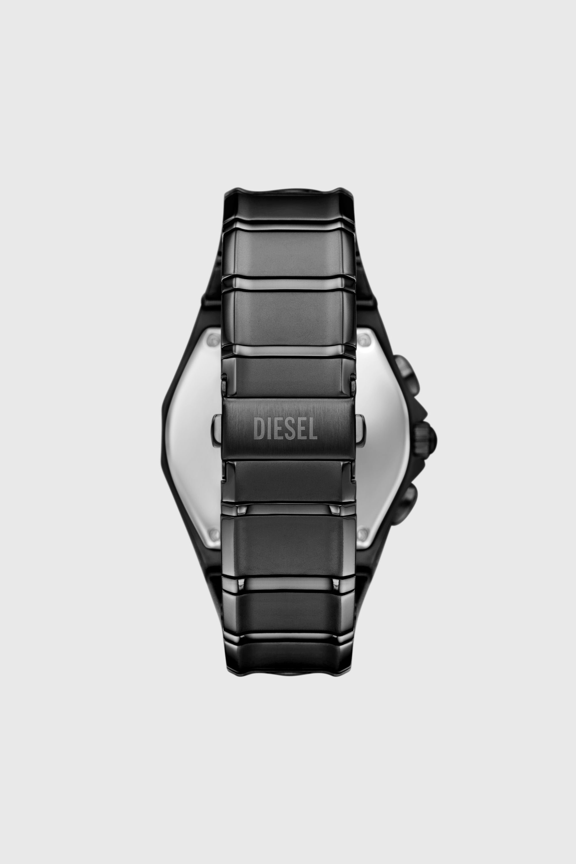 Diesel - DZ4696 WATCH, Herren D-Curve Armbanduhr aus schwarzem Edelstahl in Schwarz - 2