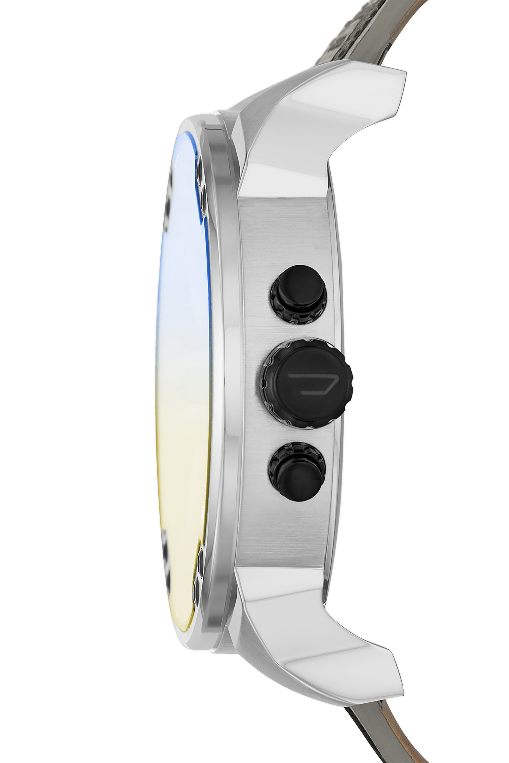 Diesel - DZ7429, Herren Mr. Daddy 2.0-Armbanduhr mit zwei Zeigern und schwarzem Nylonarmband in Grau - 3