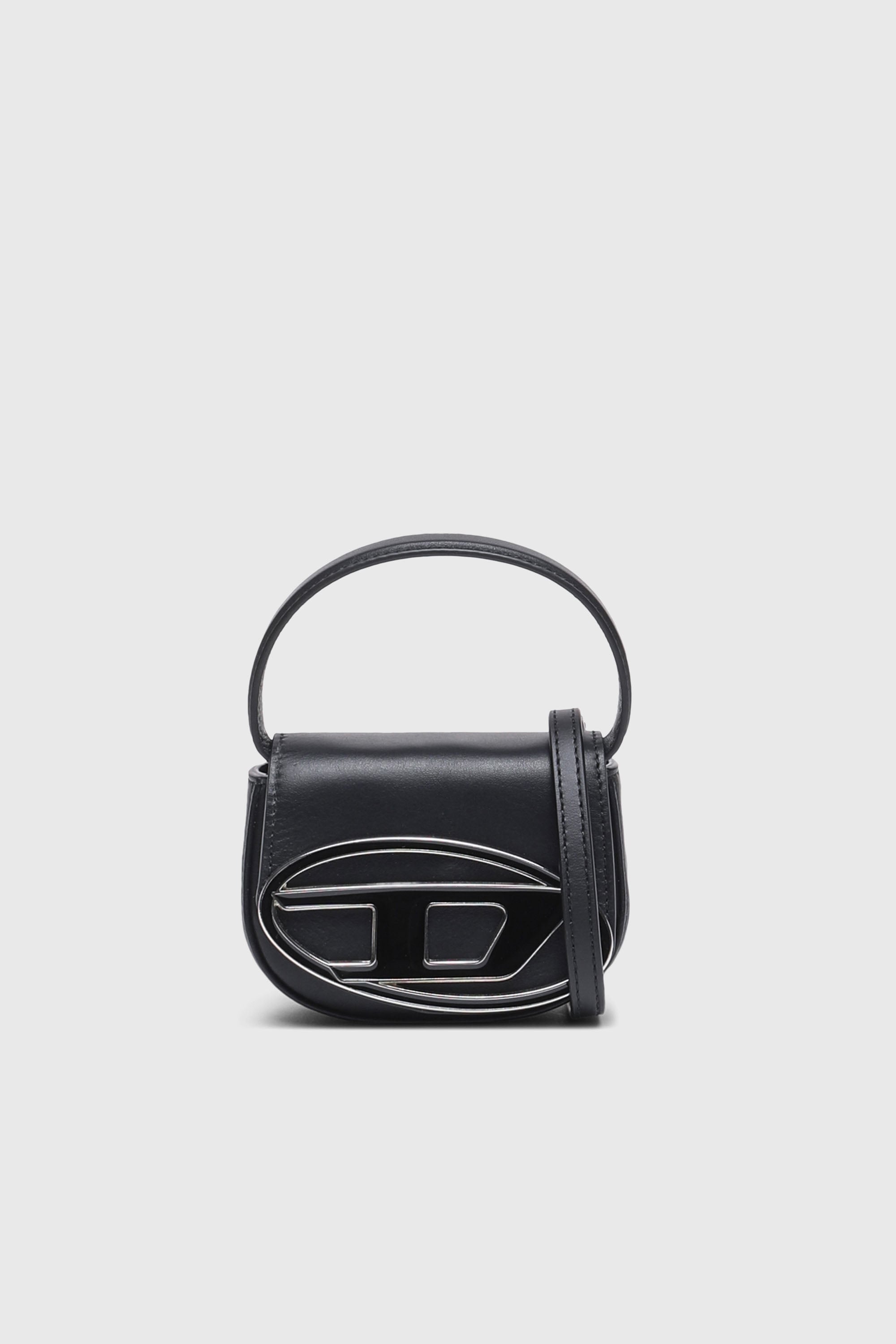 Diesel - 1DR XS, Damen 1DR XS-Ikonische Minitasche mit D logo-Plakette in Schwarz - 1