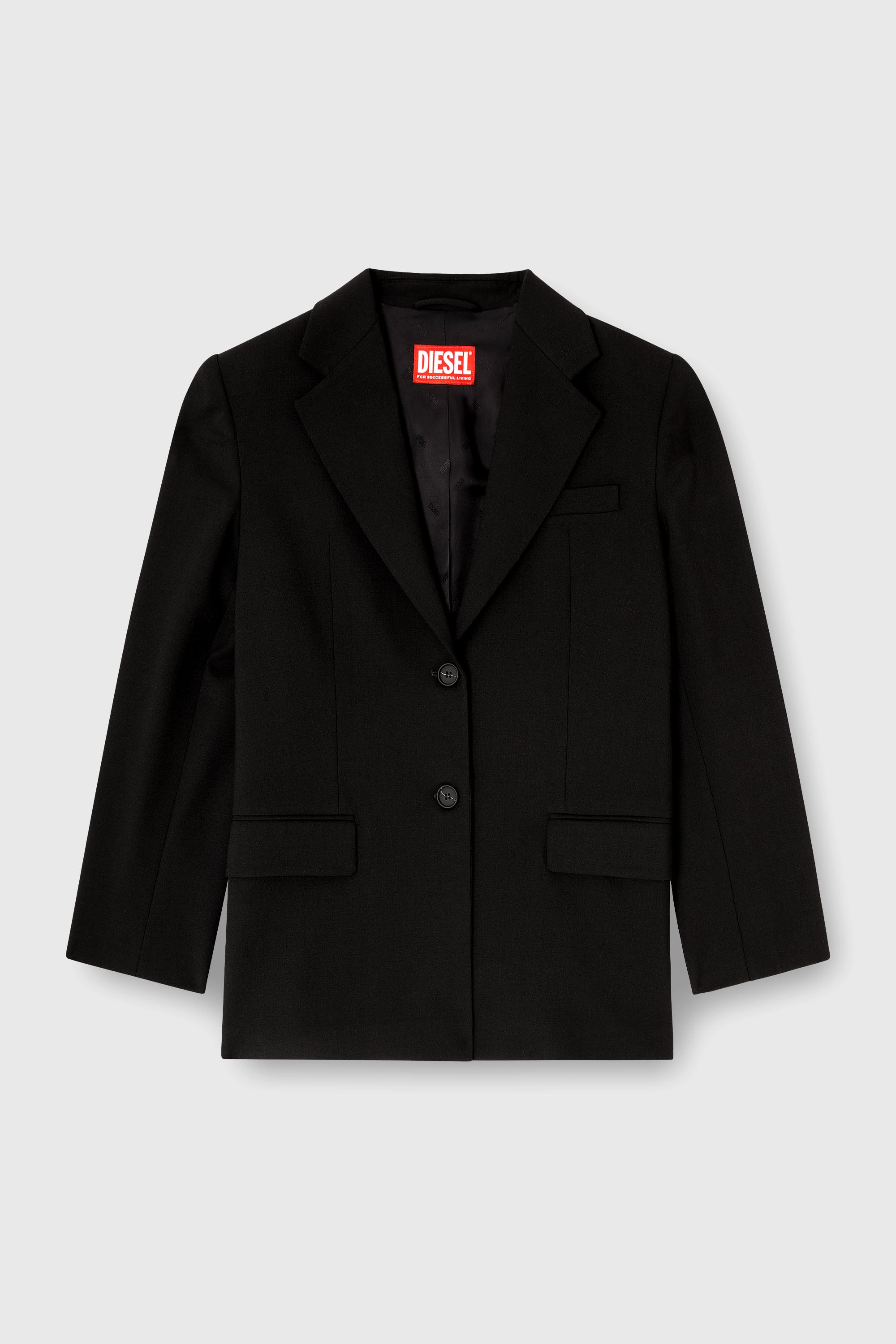 Diesel - G-KESS-R1, Woman's Blazer in wool blend in Black - 2