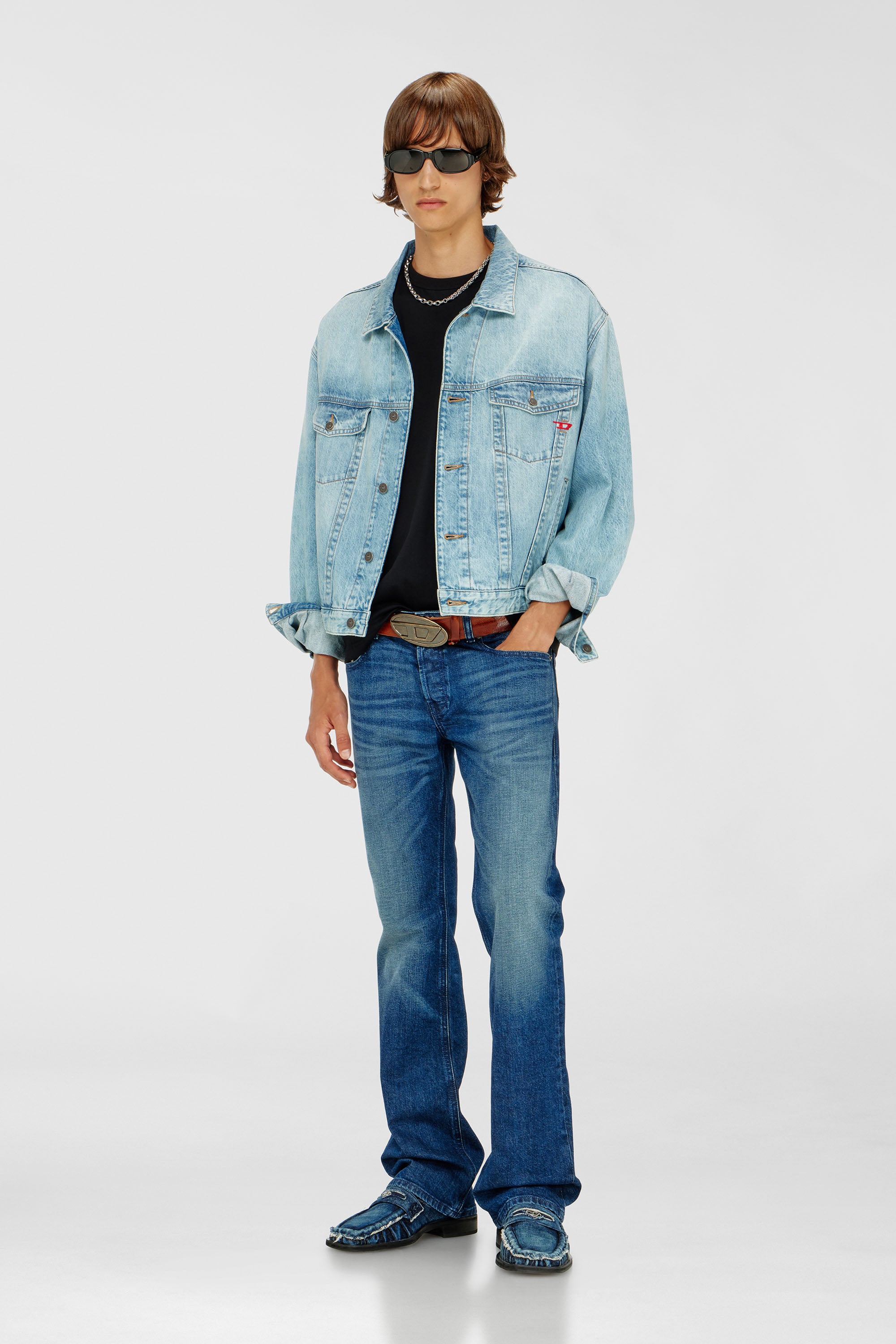 Diesel - Herren Bootcut Jeans 2007 Zatiny 09L51, Dunkelblau - 1