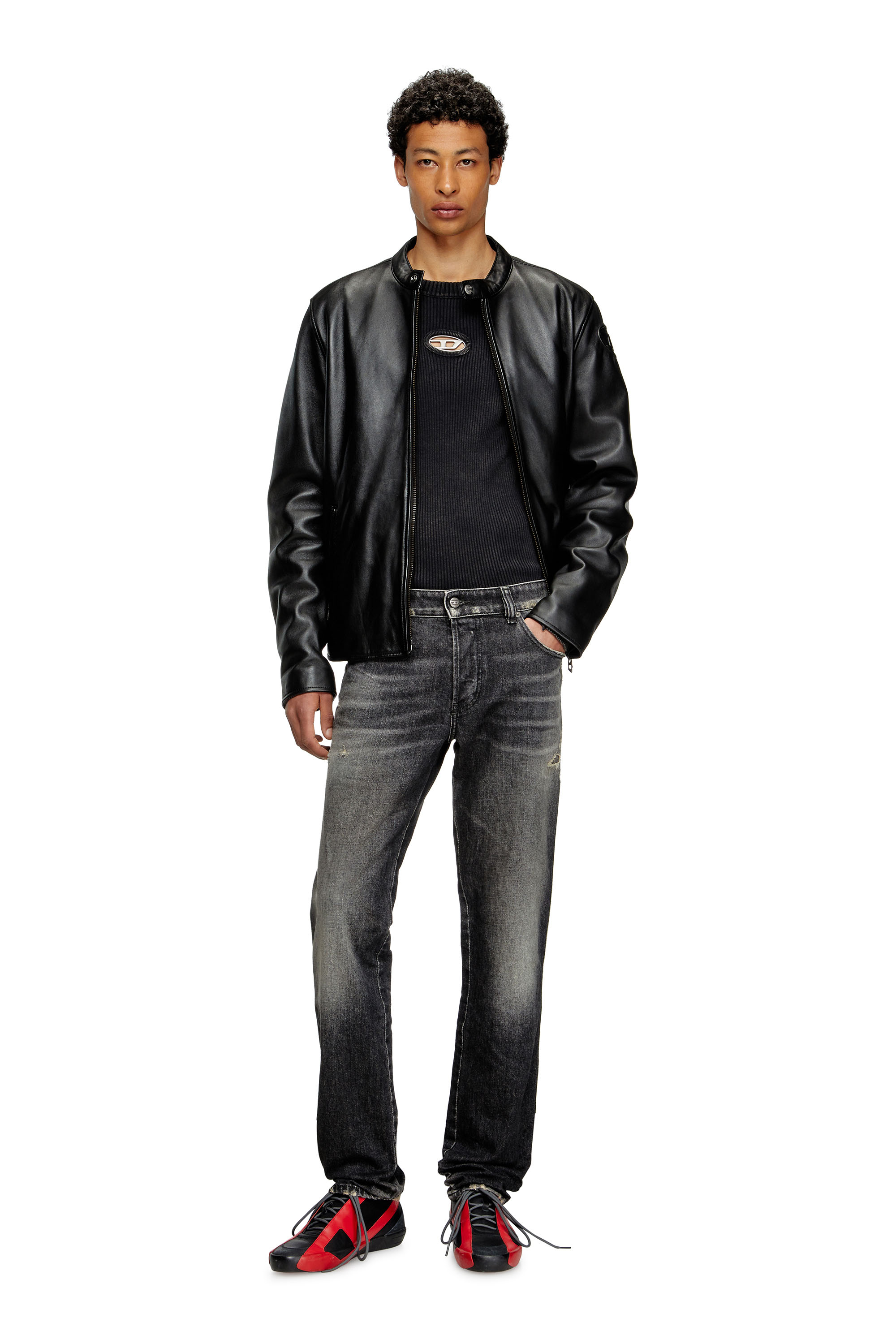 Diesel - Herren Slim Jeans 1993 D-Vyl 09M54, Schwarz/Dunkelgrau - 2