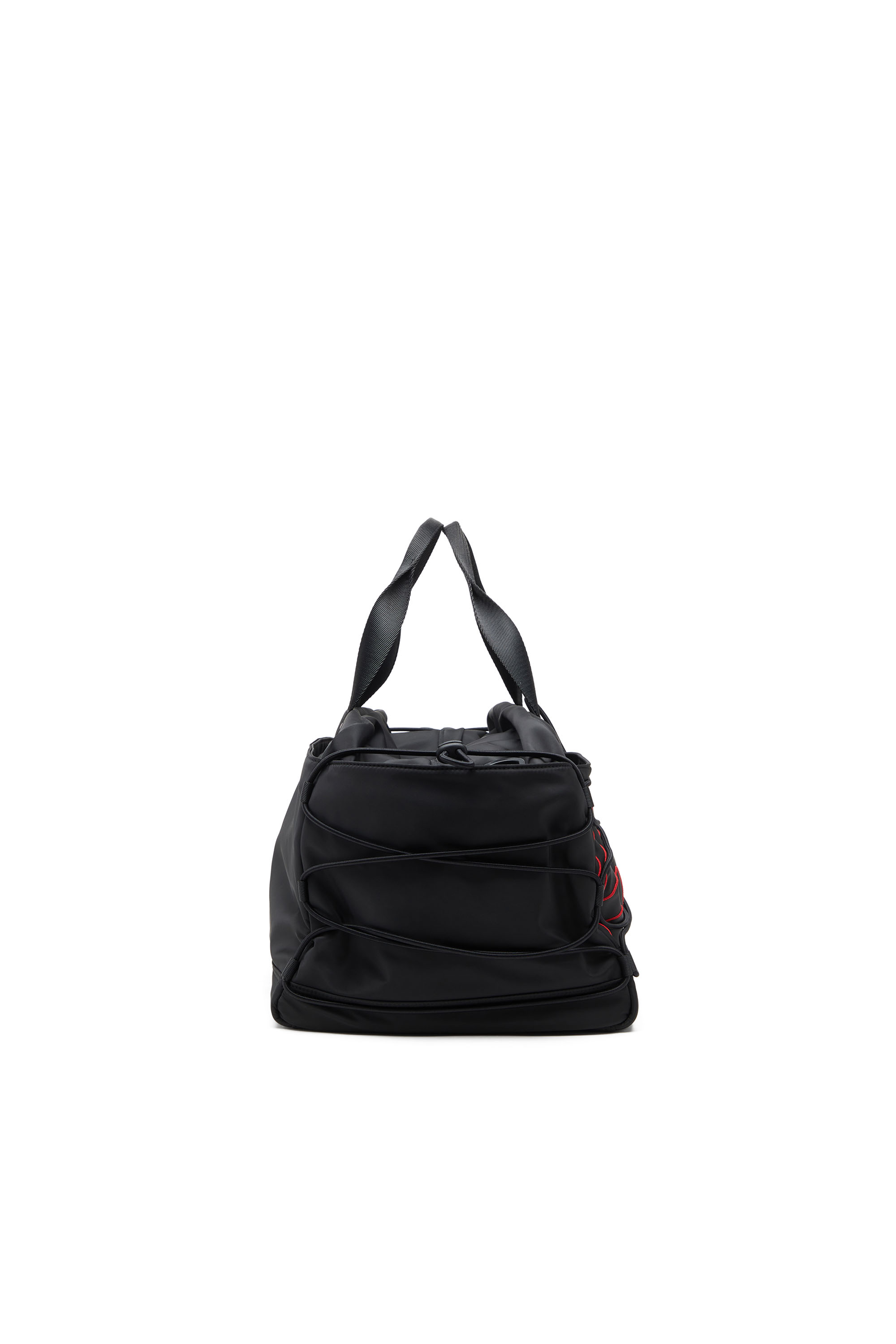 Diesel - TECH-D DUFFLE X, Unisex Tech-D-Seesack aus Nylon mit Oval D-Stickerei in Schwarz - 4