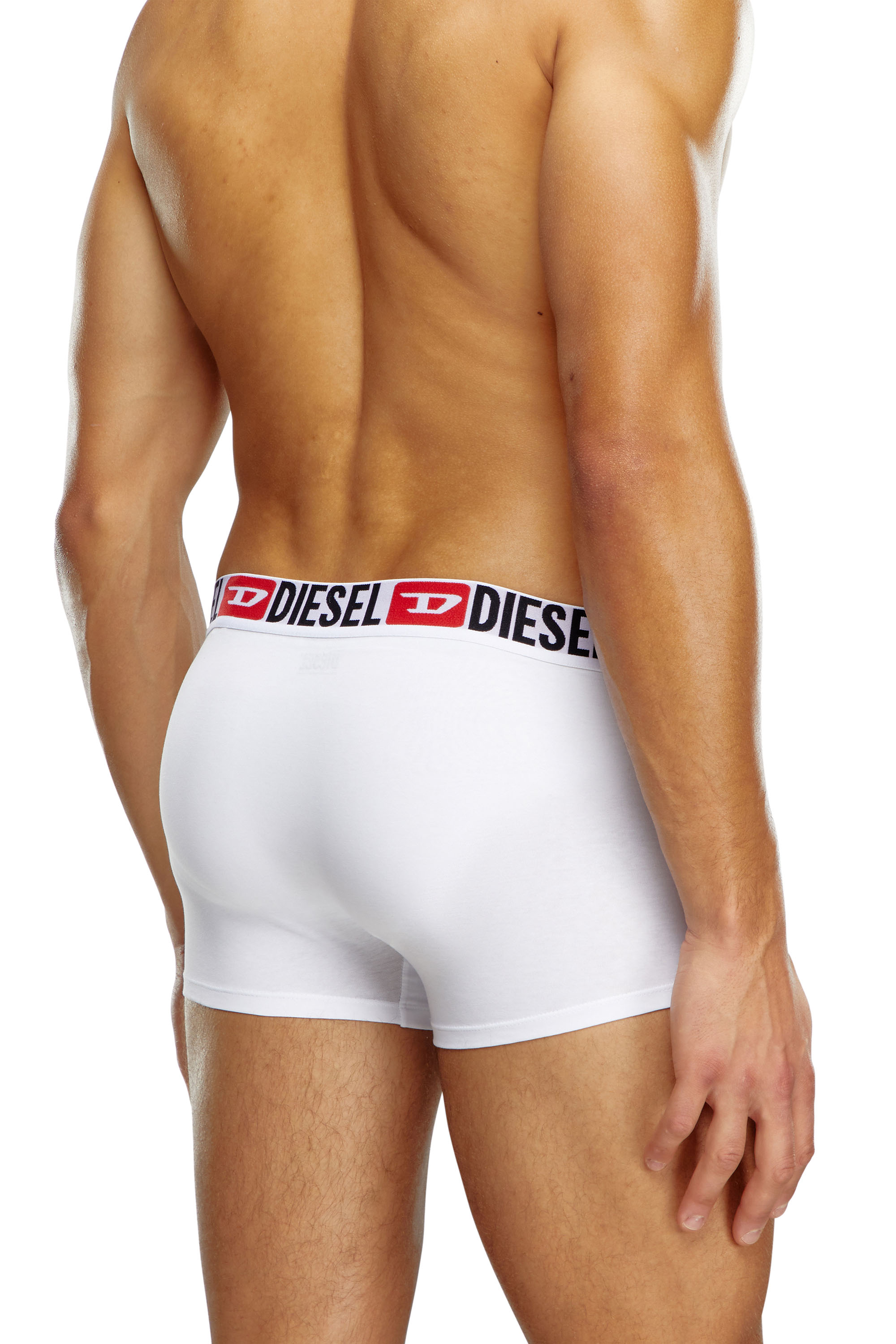Diesel - UMBX-DAMIENTHREEPACK, Herren Retropants im Dreierpack mit umlaufendem Logo am Bund in Weiß - 4