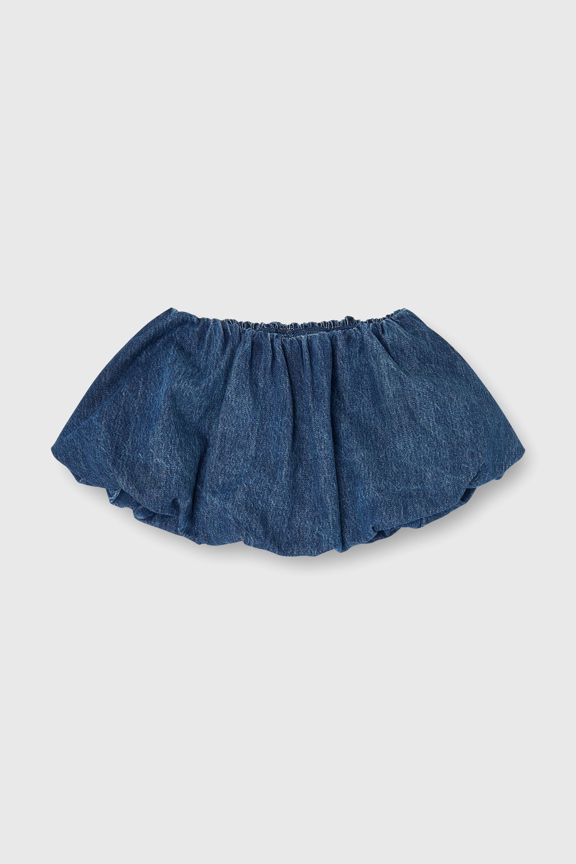 Diesel - DE-MUJ-FSJ2, Damen Kurzer Bubble-Rock aus Denim in Dunkelblau - 2
