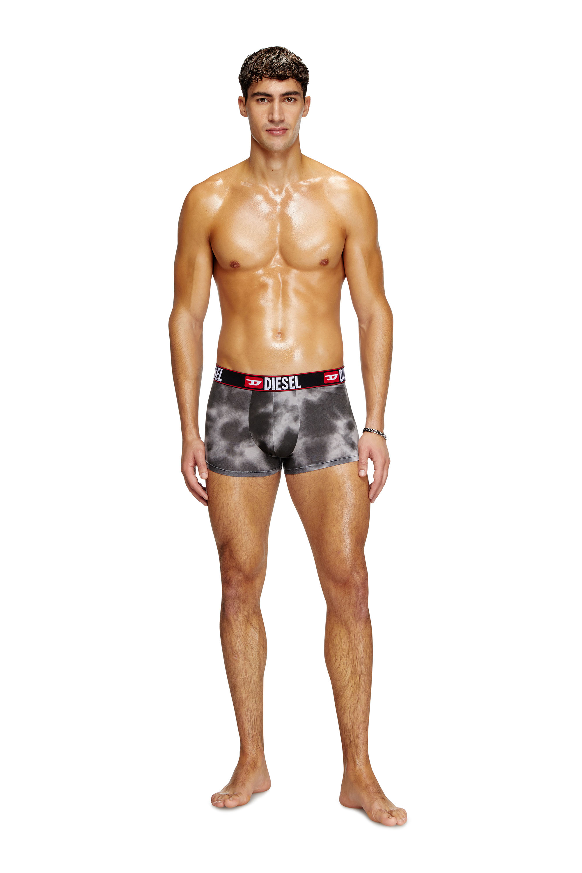 Diesel - UMBX-DAMIEN, Herren Retropants mit Wolken-Print in Schwarz - 1